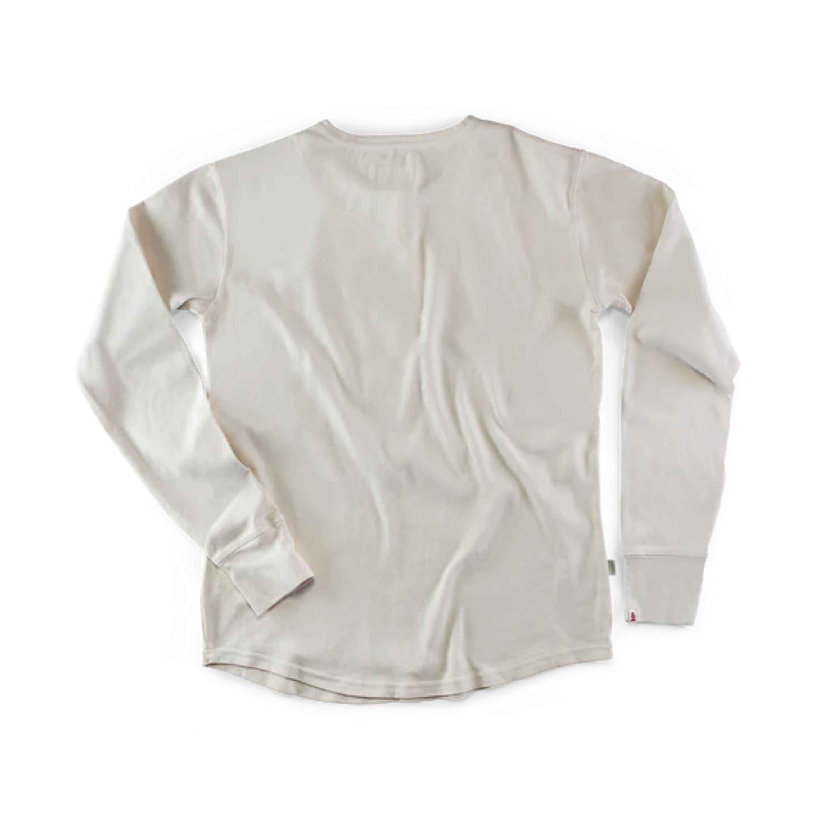 Elder Henley Shirt Raw - White