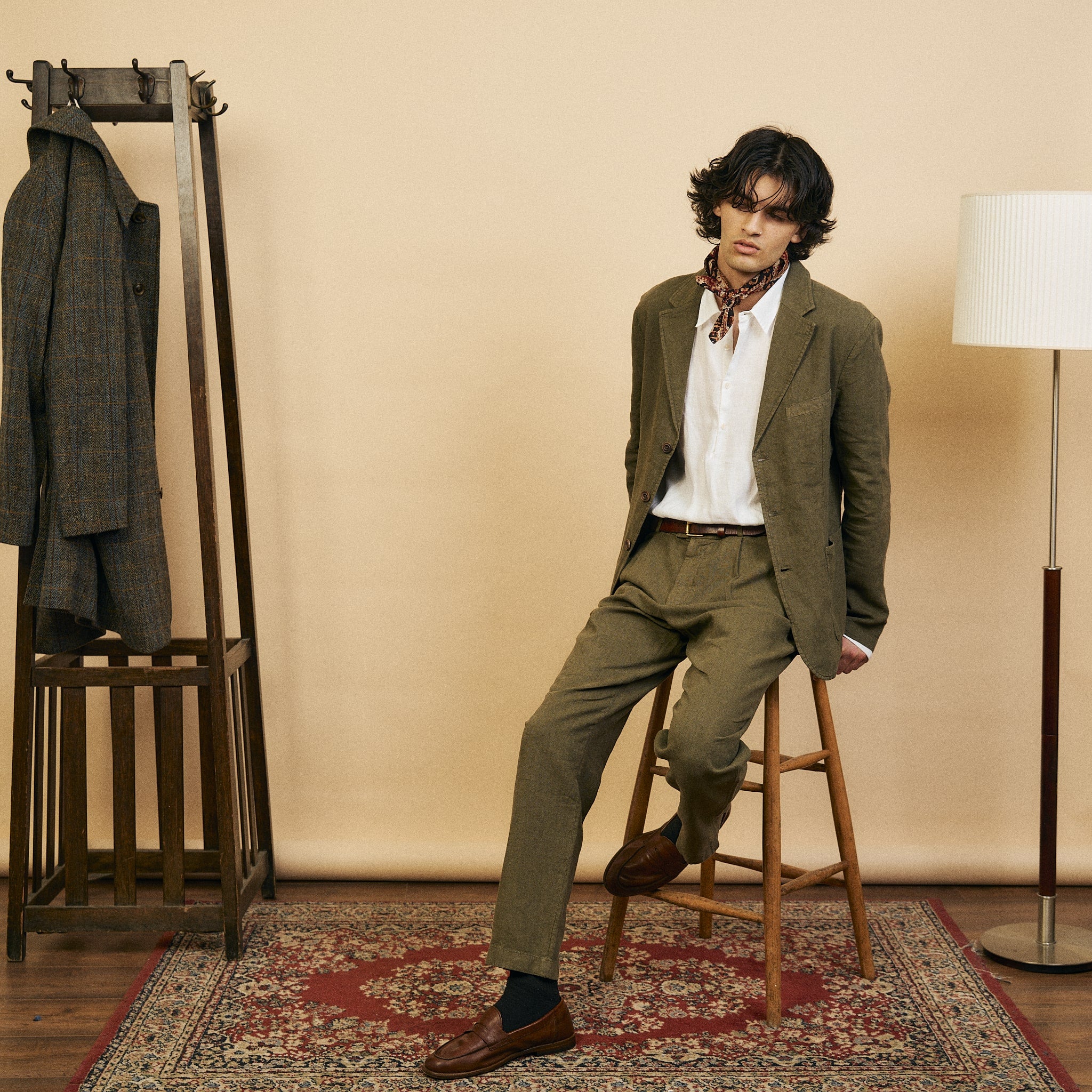 Green Blazer& Trousers