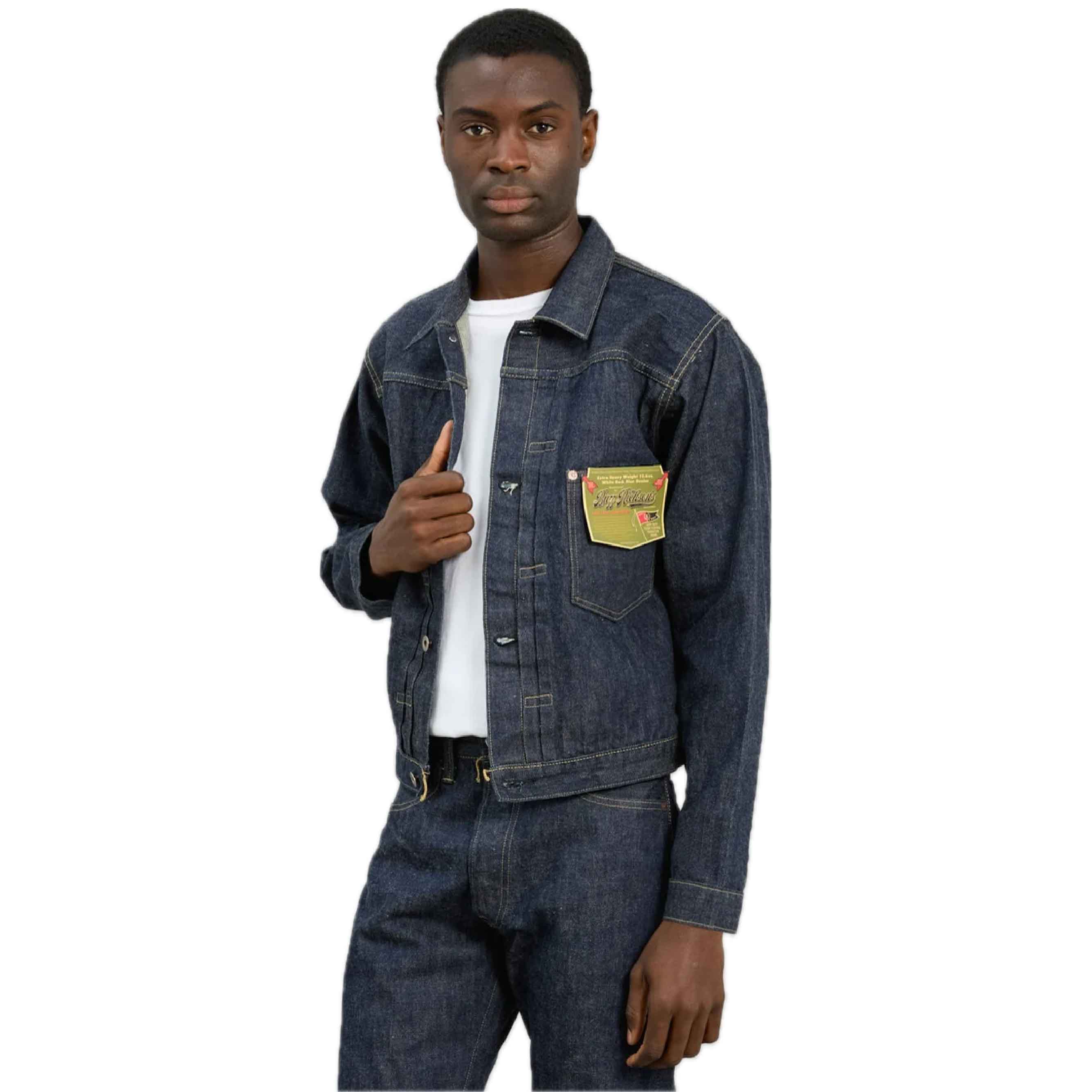 WWII Blue Denim Blouse - Navy