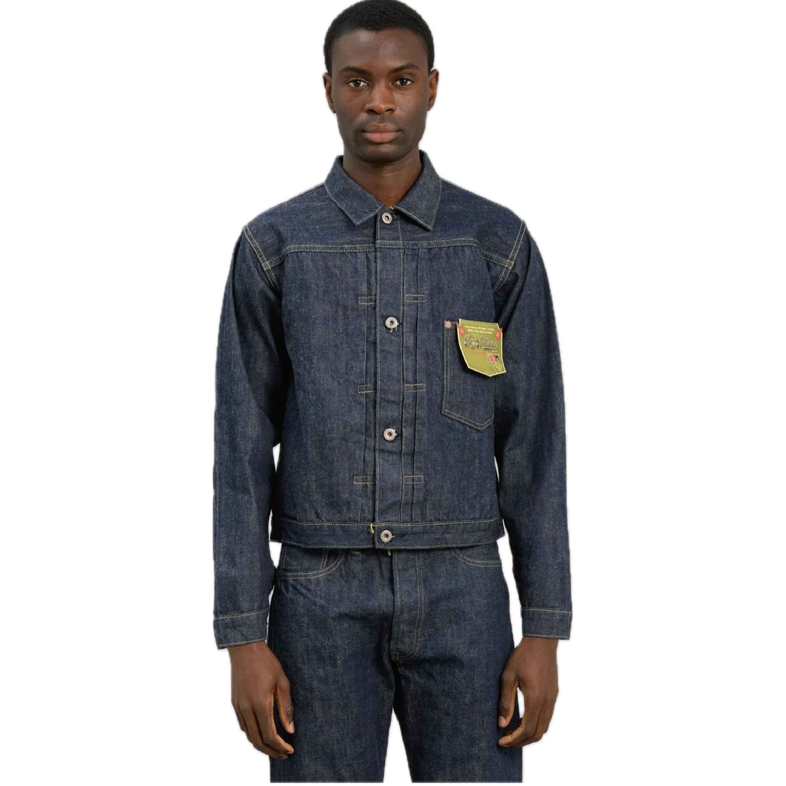 WWII Blue Denim Blouse - Navy