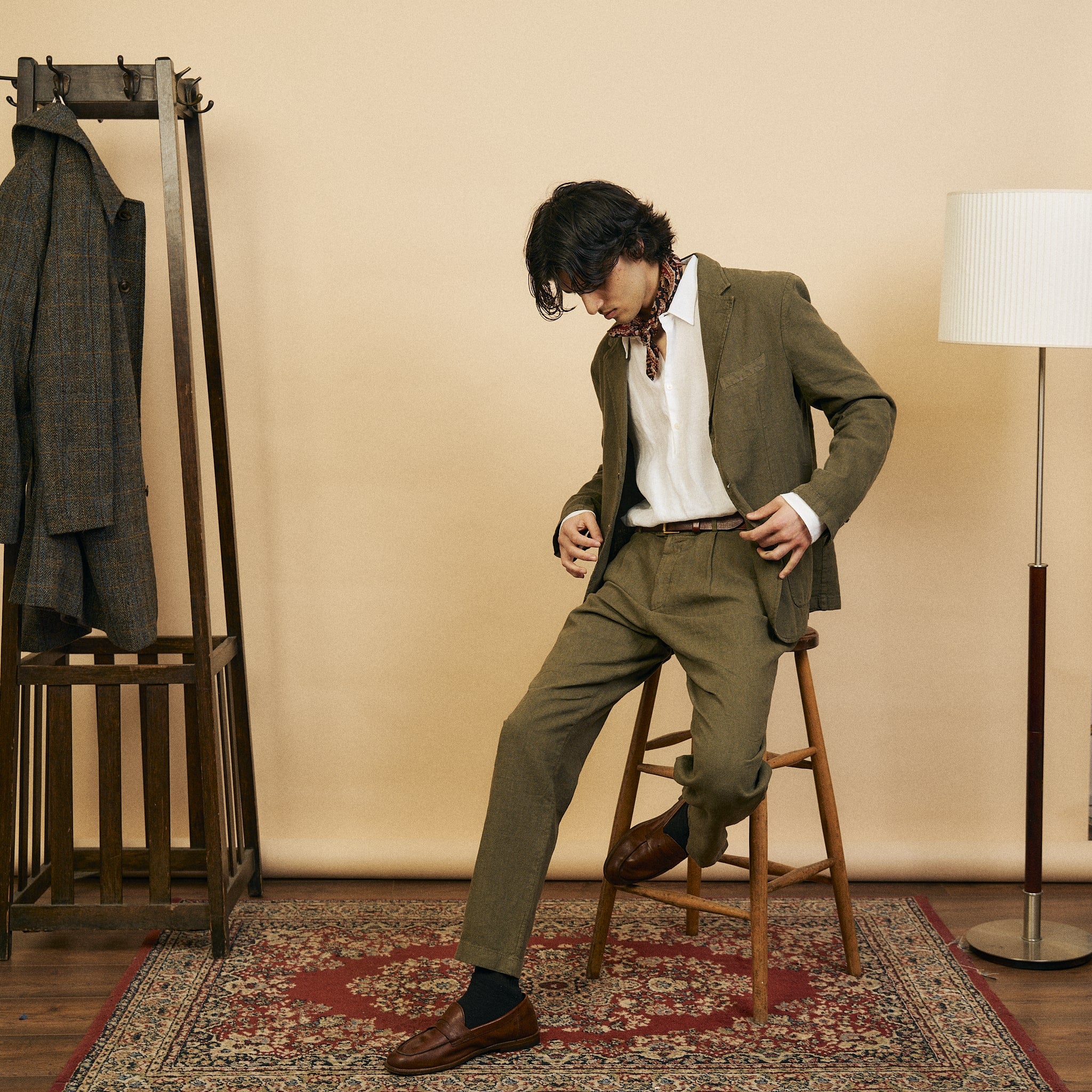 Green Blazer& Trousers