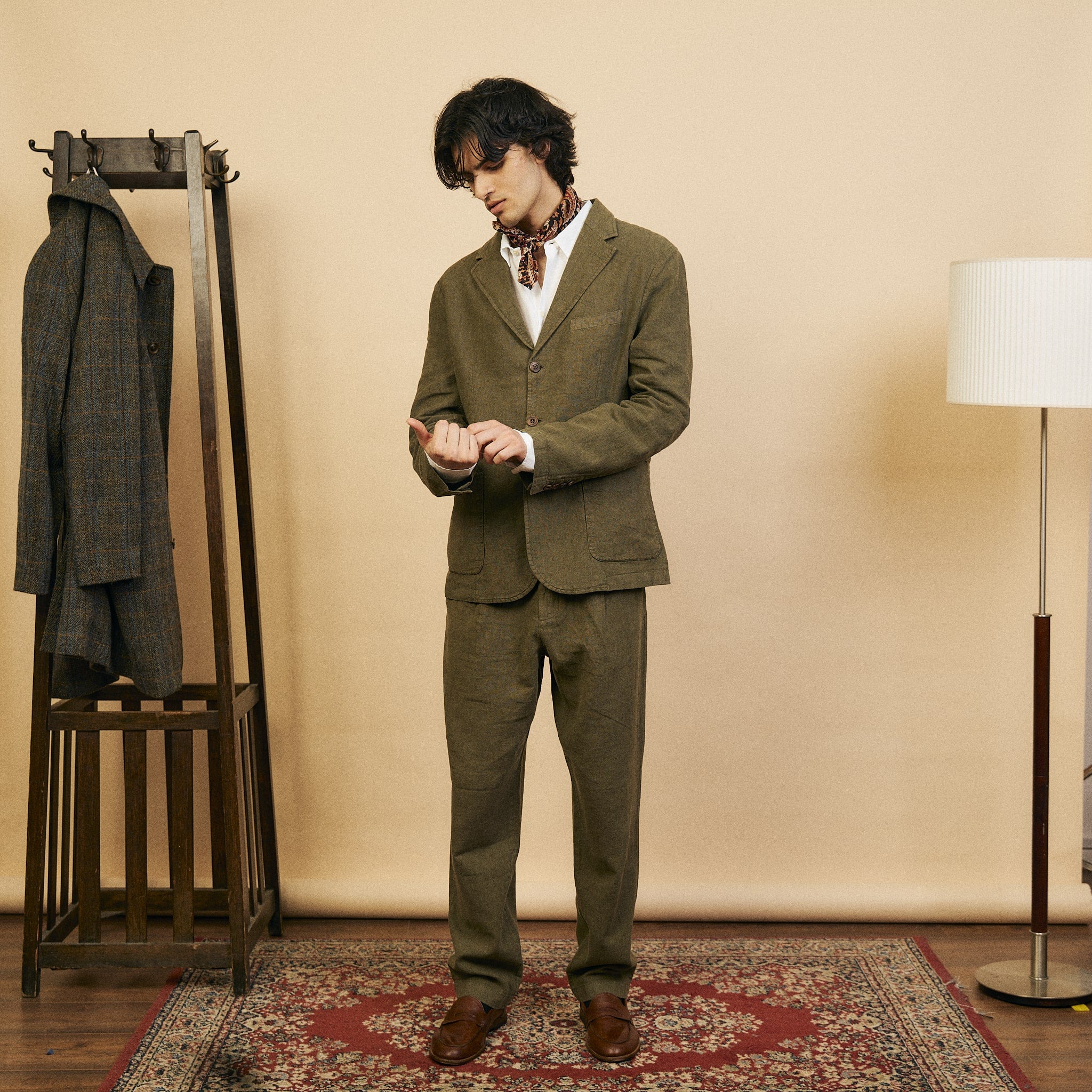 Green Blazer& Trousers