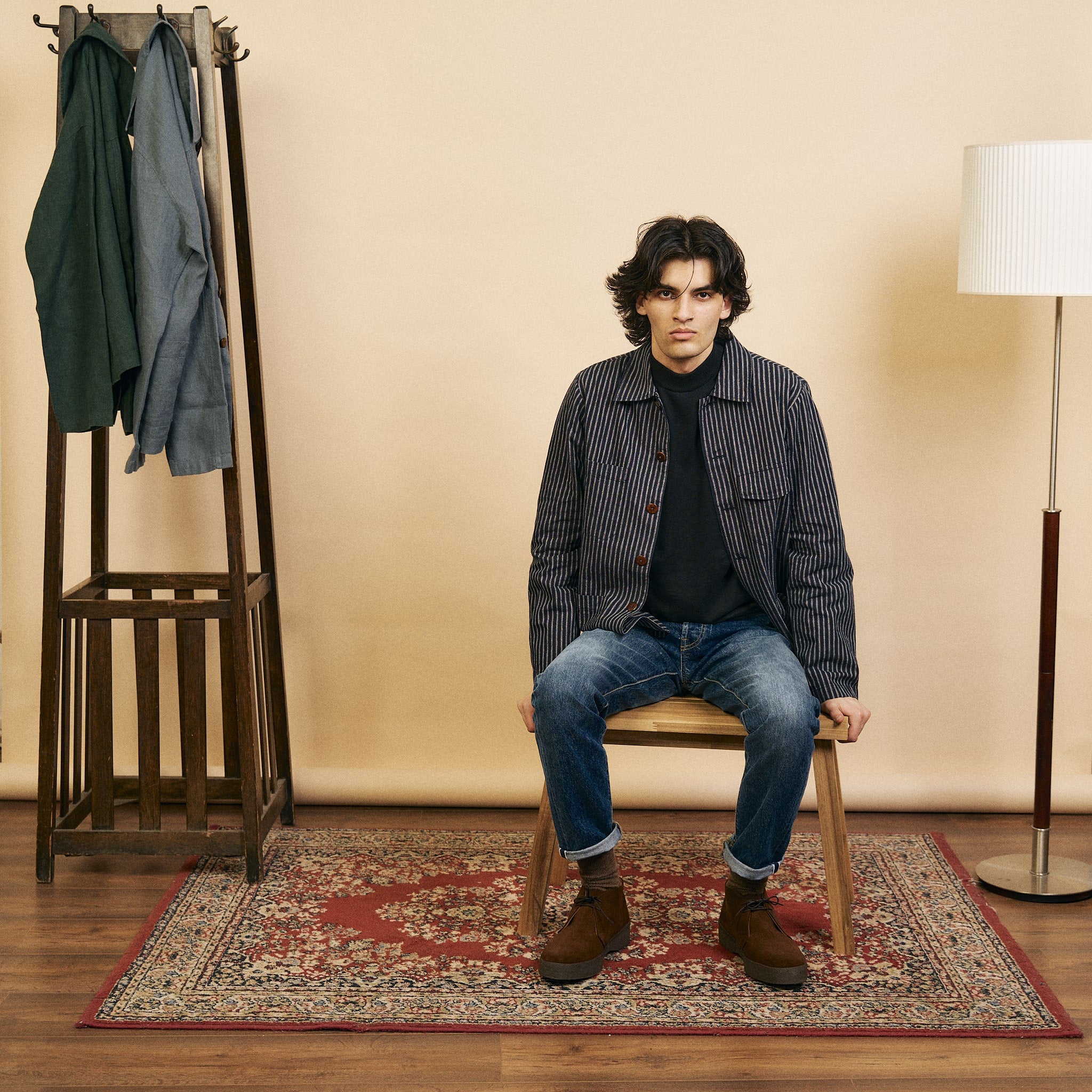 Cotton Jacket - Navy