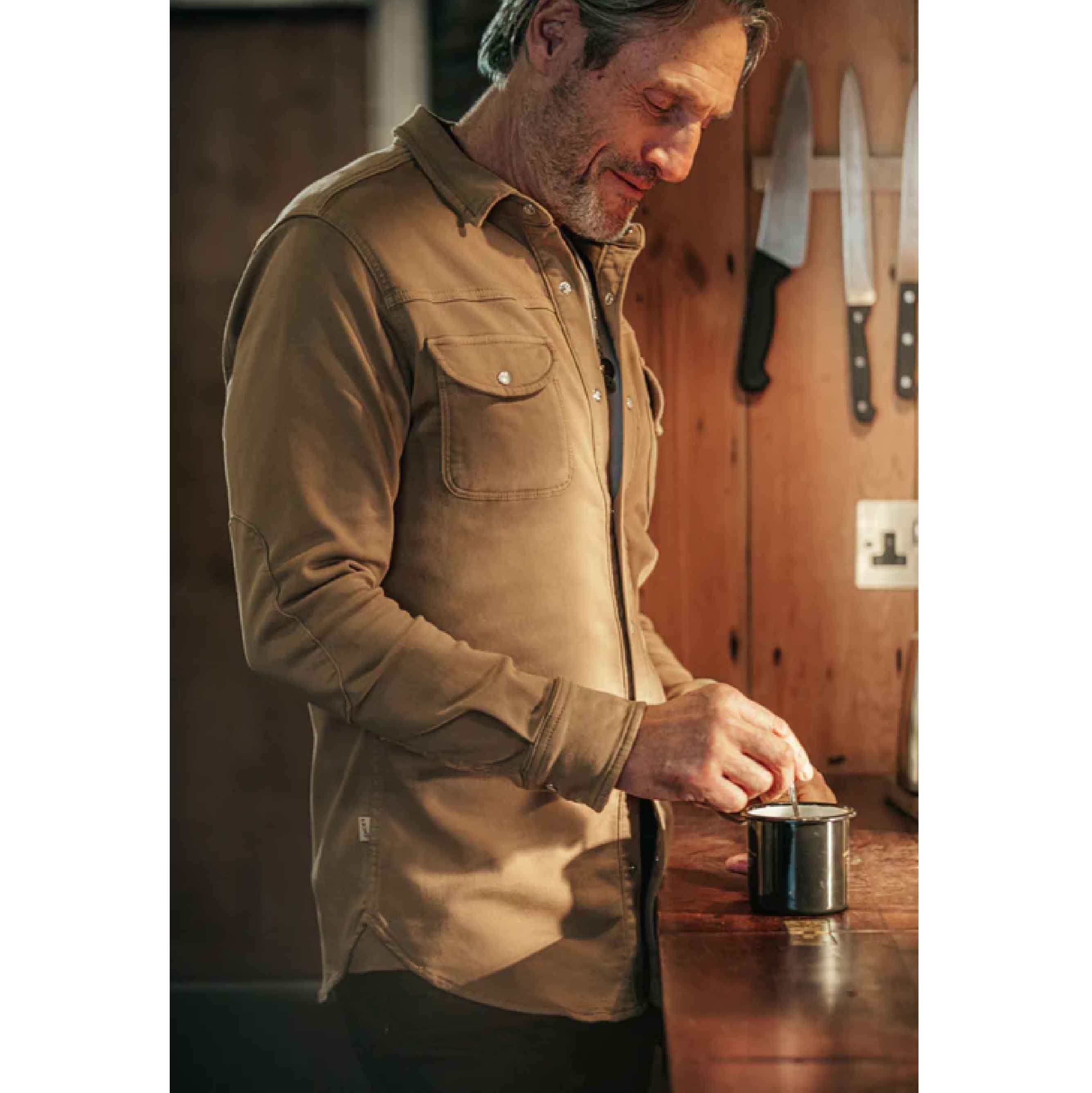 Sunday Shirt Dark Tan