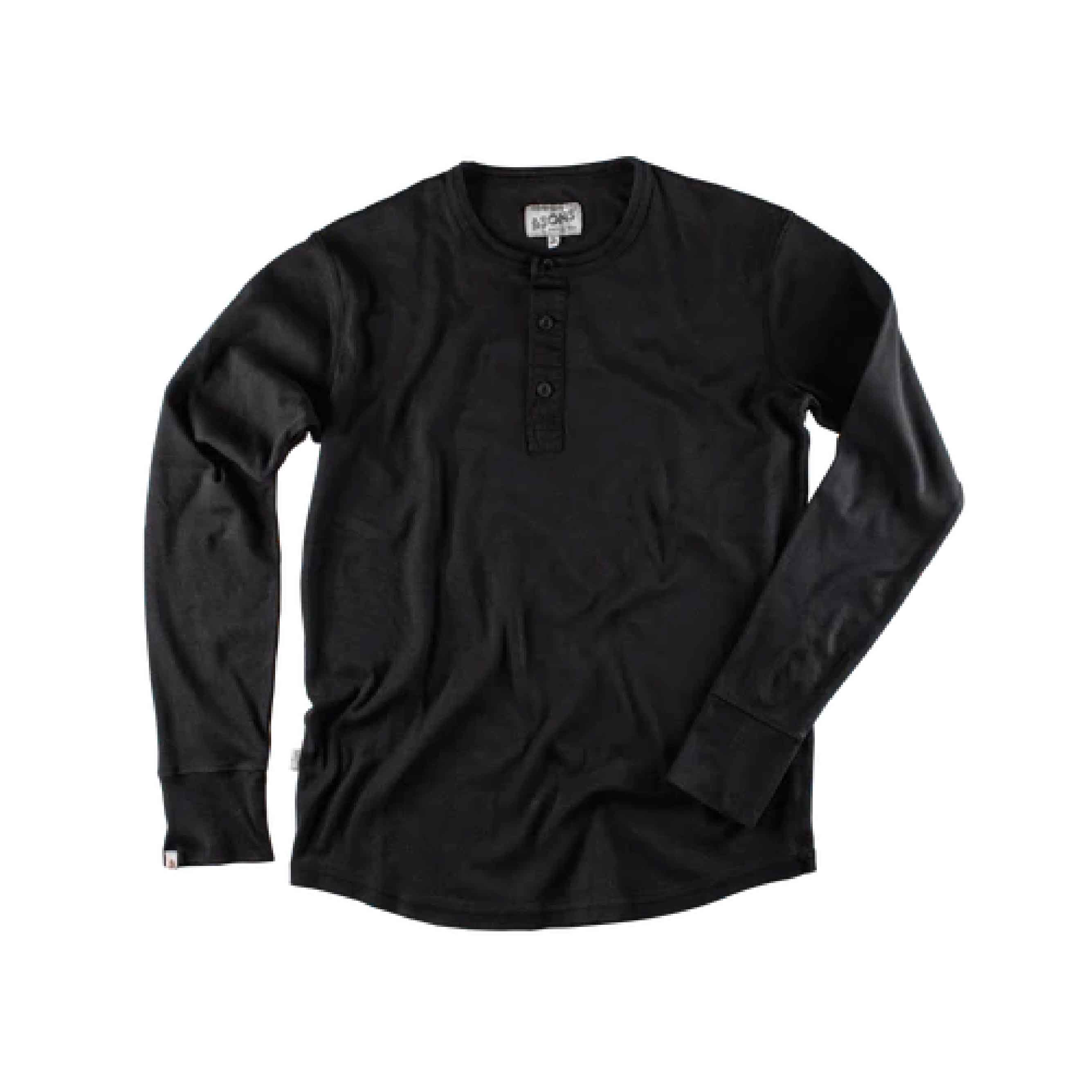 Elder Henley Shirt Black