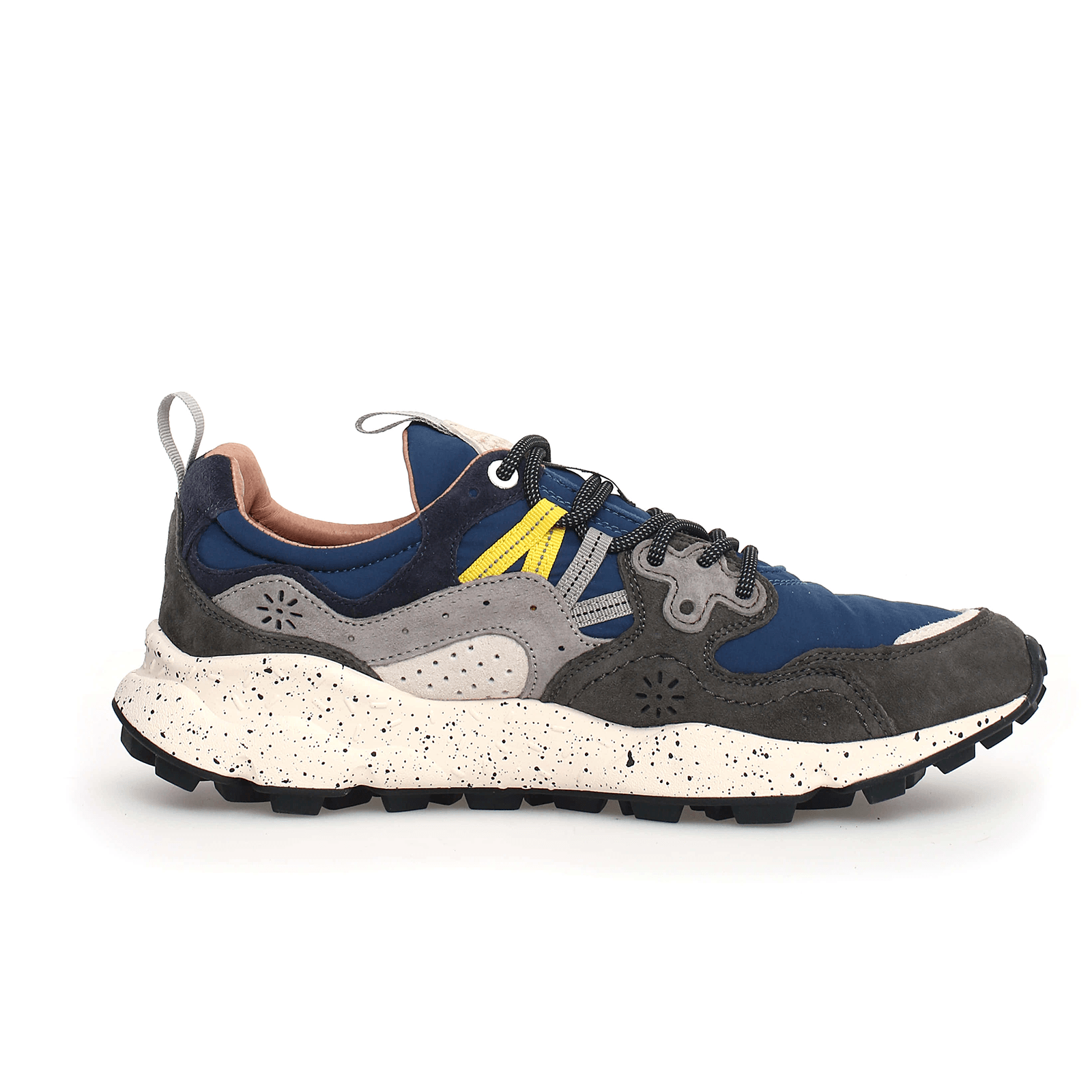 Yamano 3 Suede/Nylon Grey-Navy