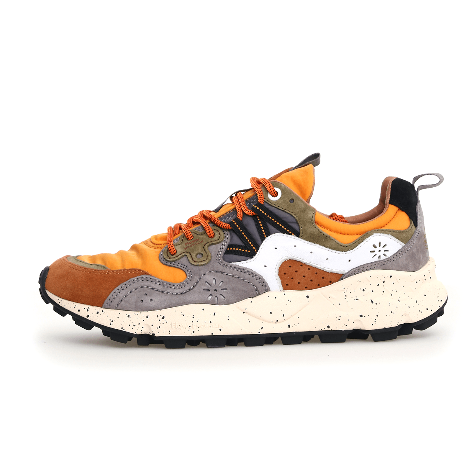 Yamano 3 Suede/Nylon Warm Brown-Mustard