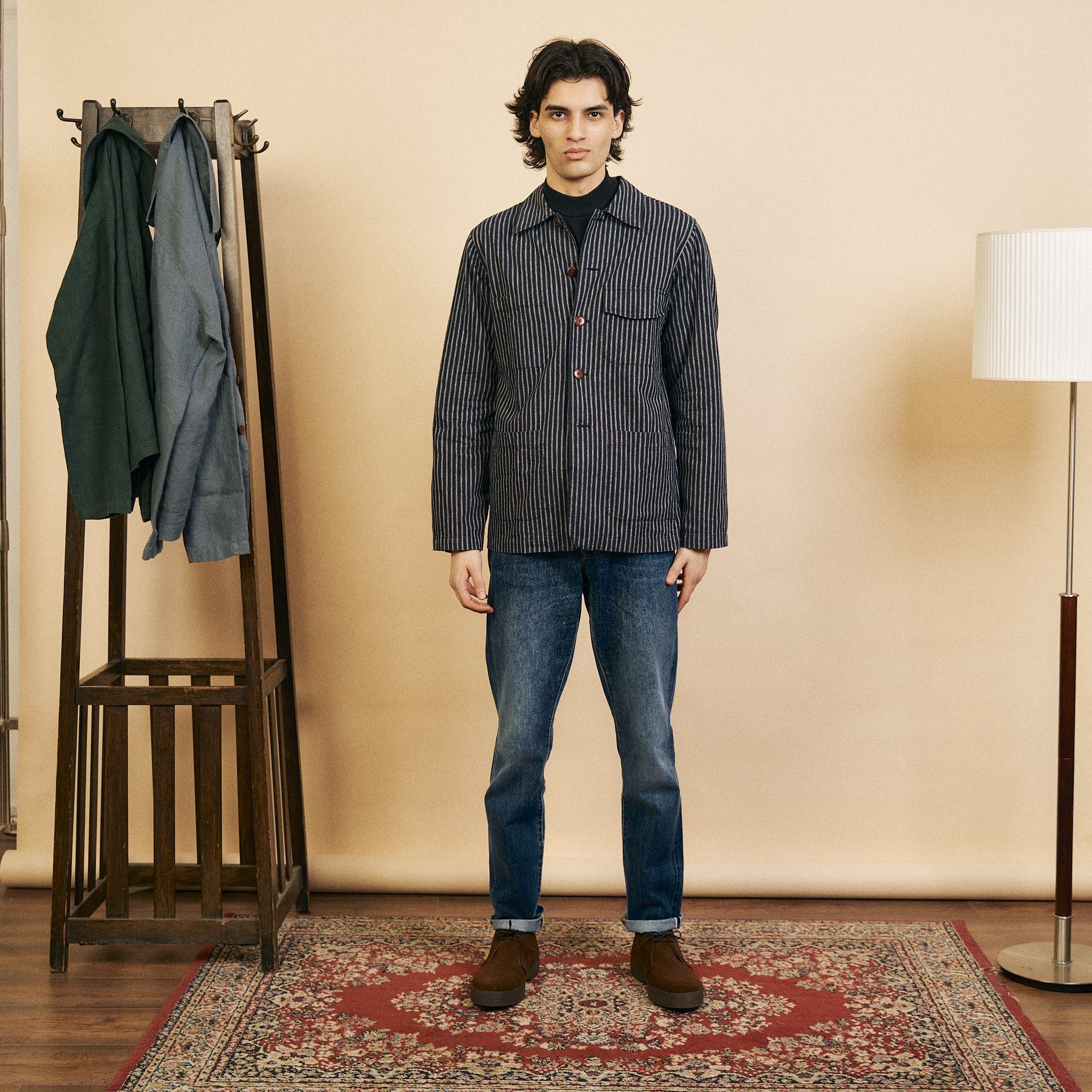 Cotton Jacket - Navy
