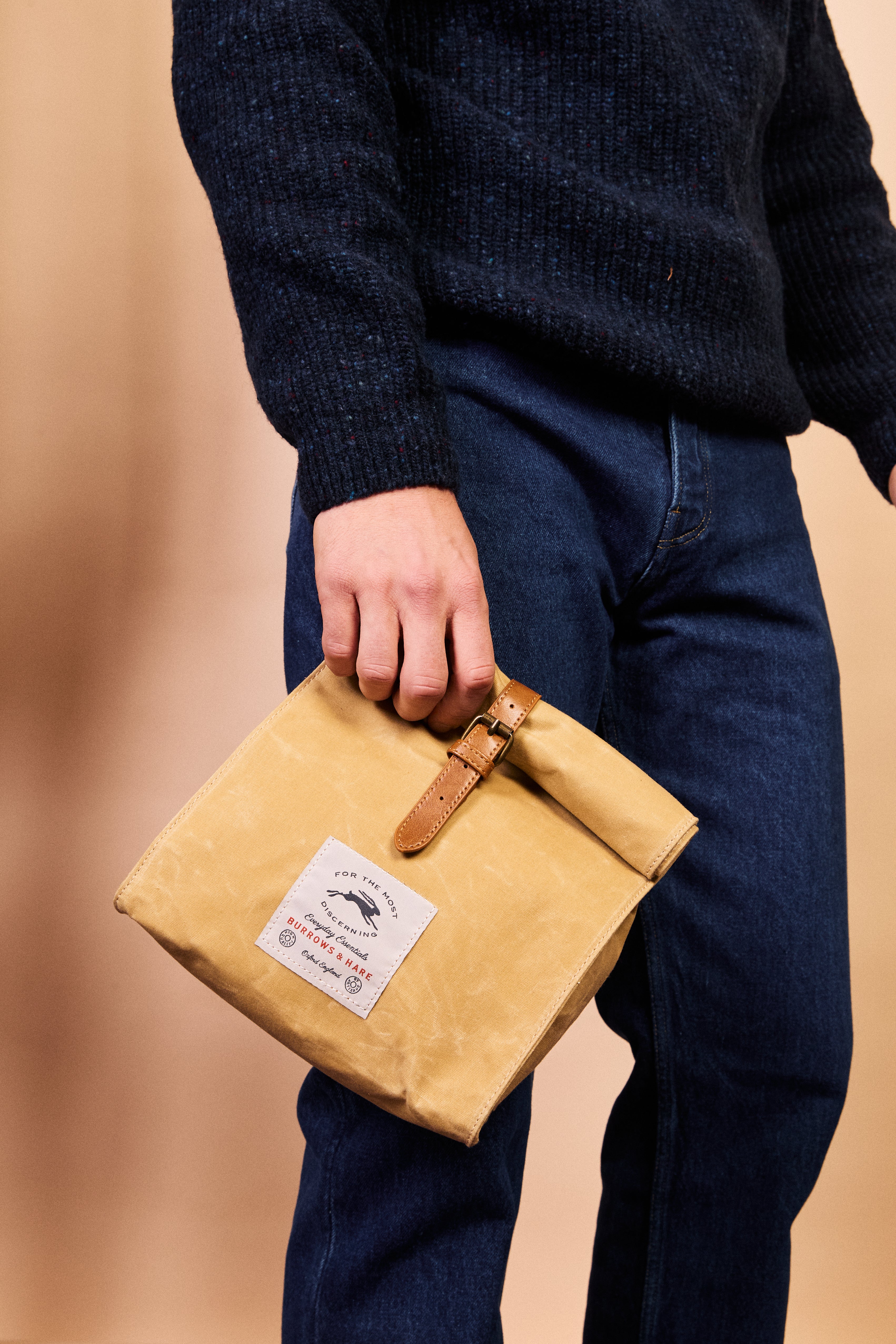 Burrows & Hare thermal lunch bag styled in store
