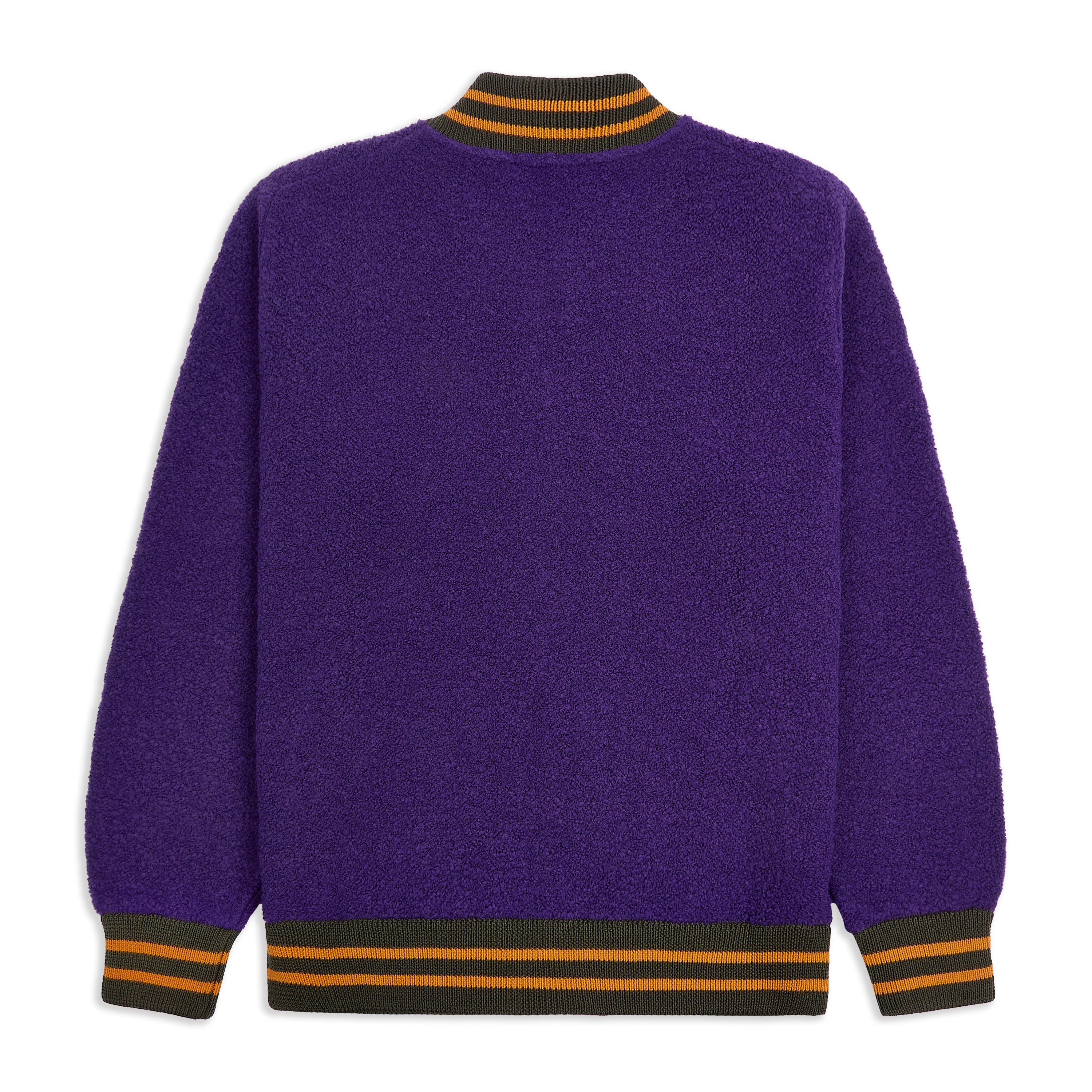 Gallia Lawson Varsity Cardigan Purple/Yellow