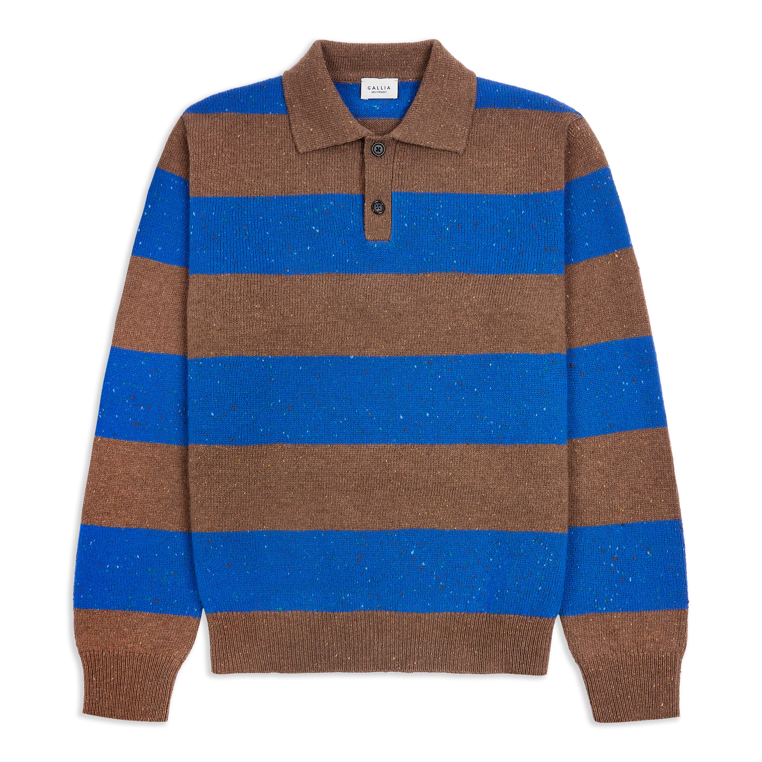 Gallia Lawson Polo Navy/Brown