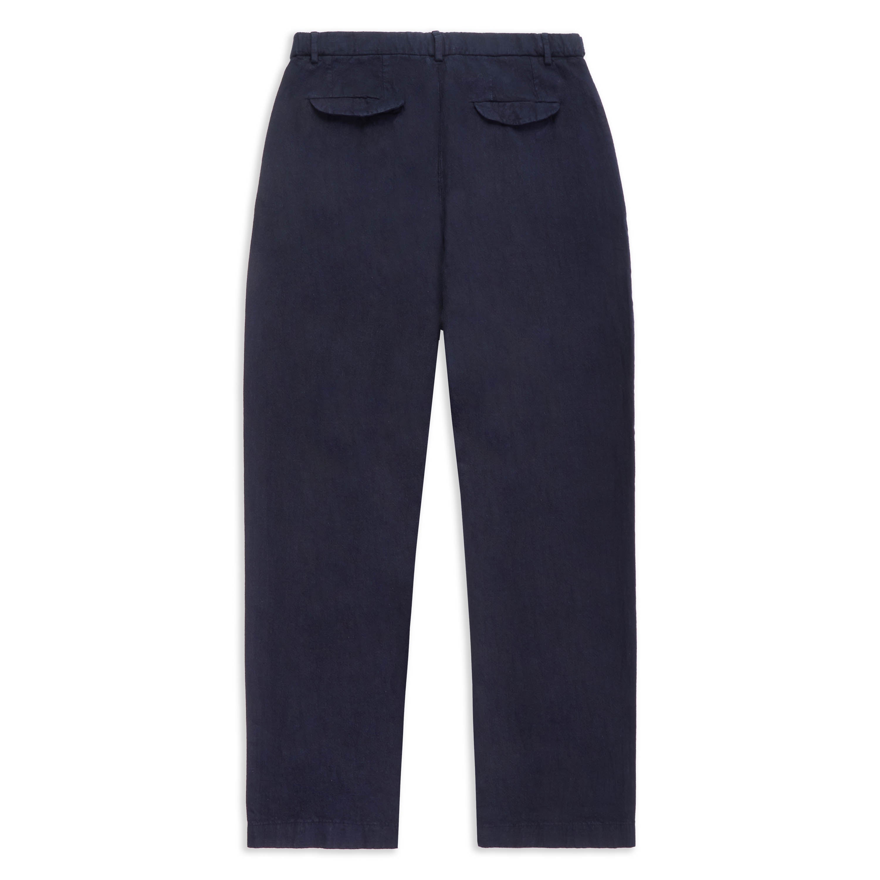 Cotton Trousers Navy