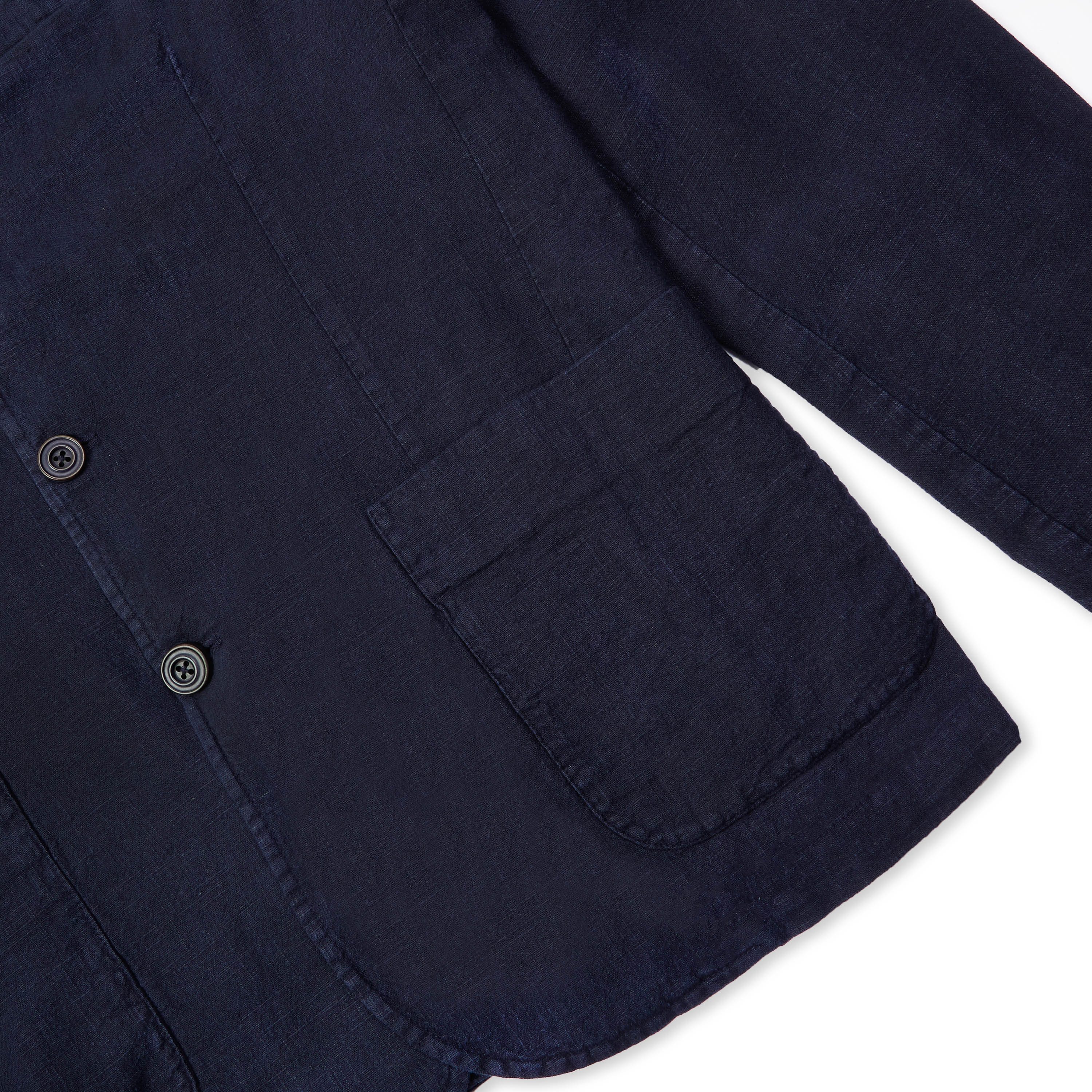Cotton Navy Blazer