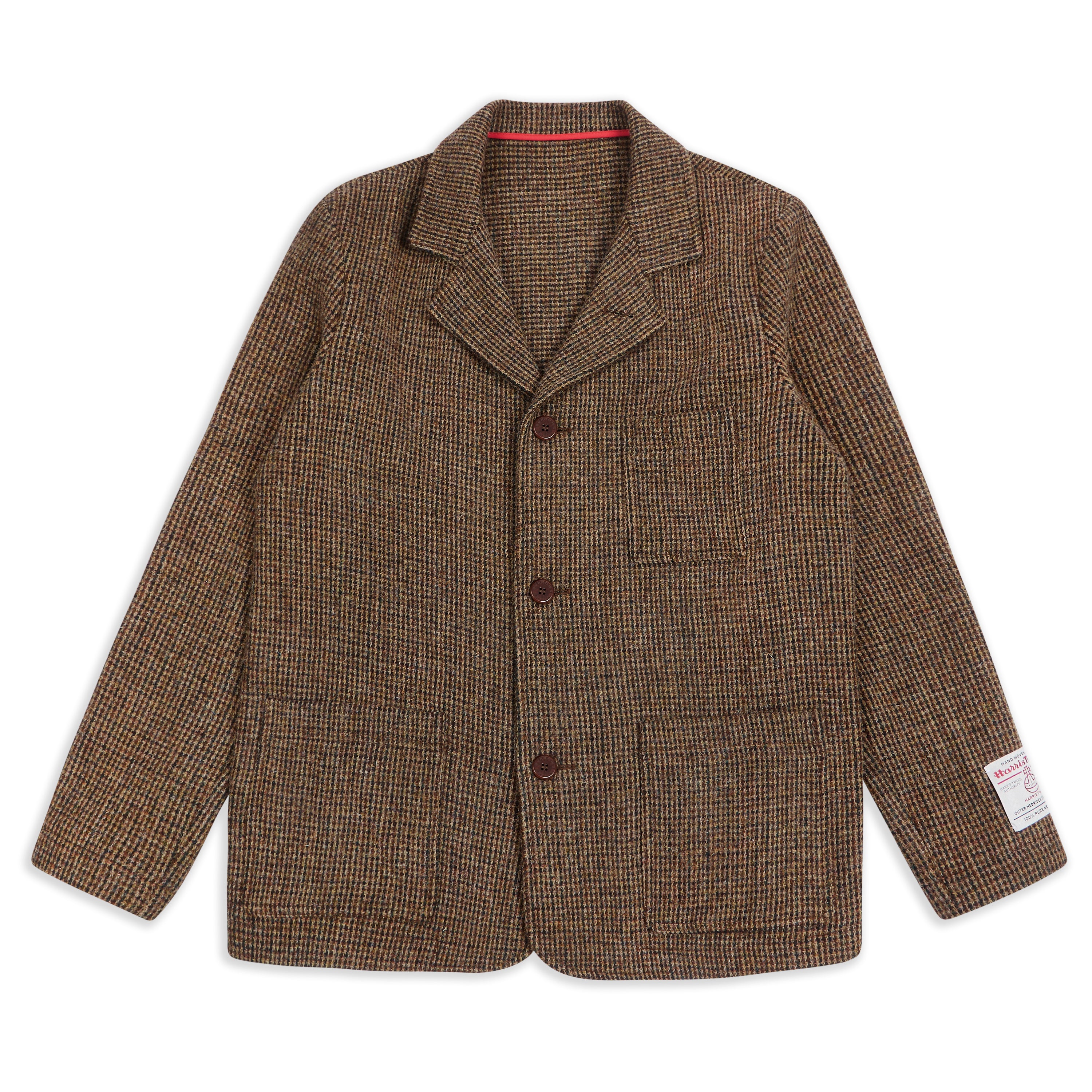 Burrows and Hare York Jacket - Harris Tweed Houndstooth