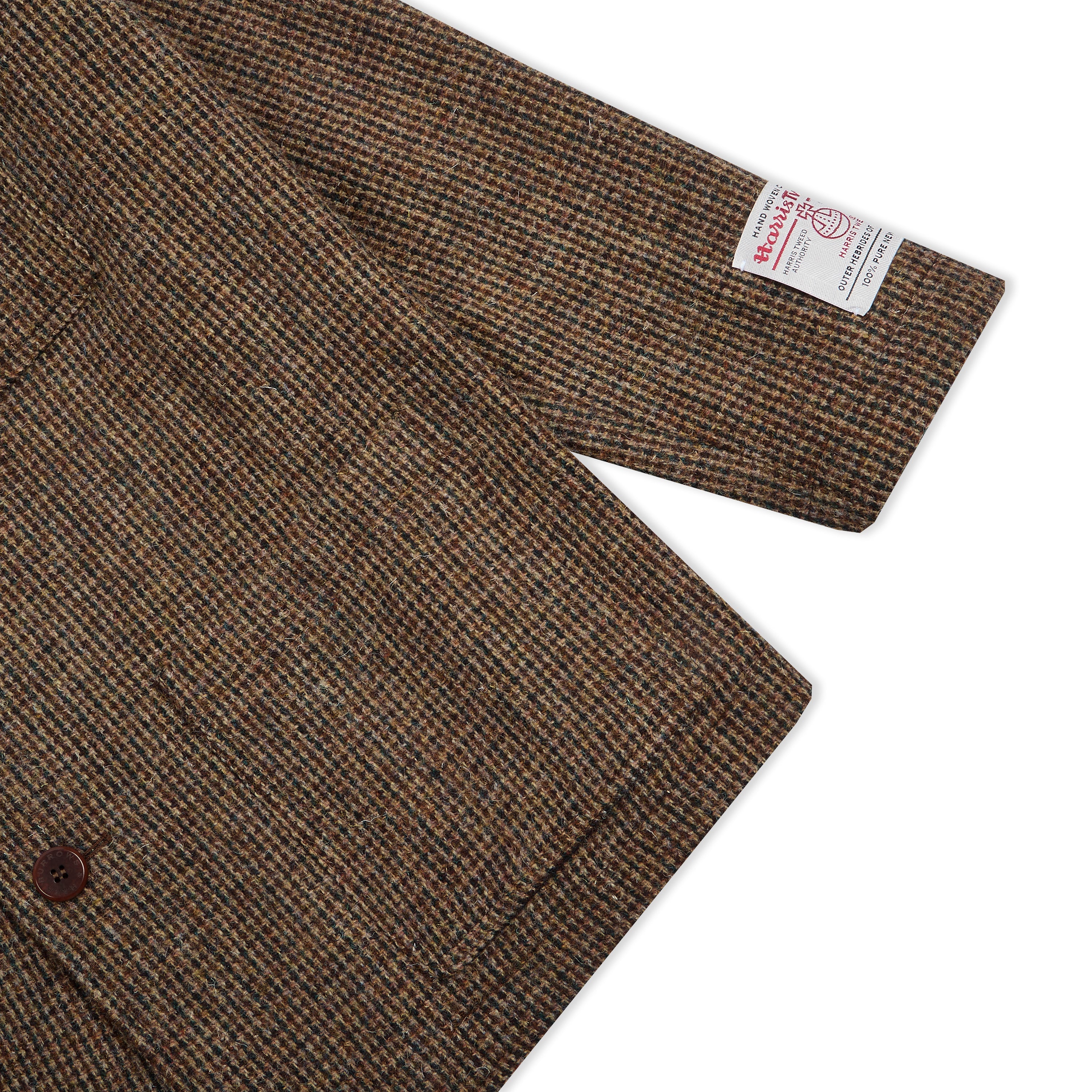 Burrows and Hare York Jacket - Harris Tweed Houndstooth