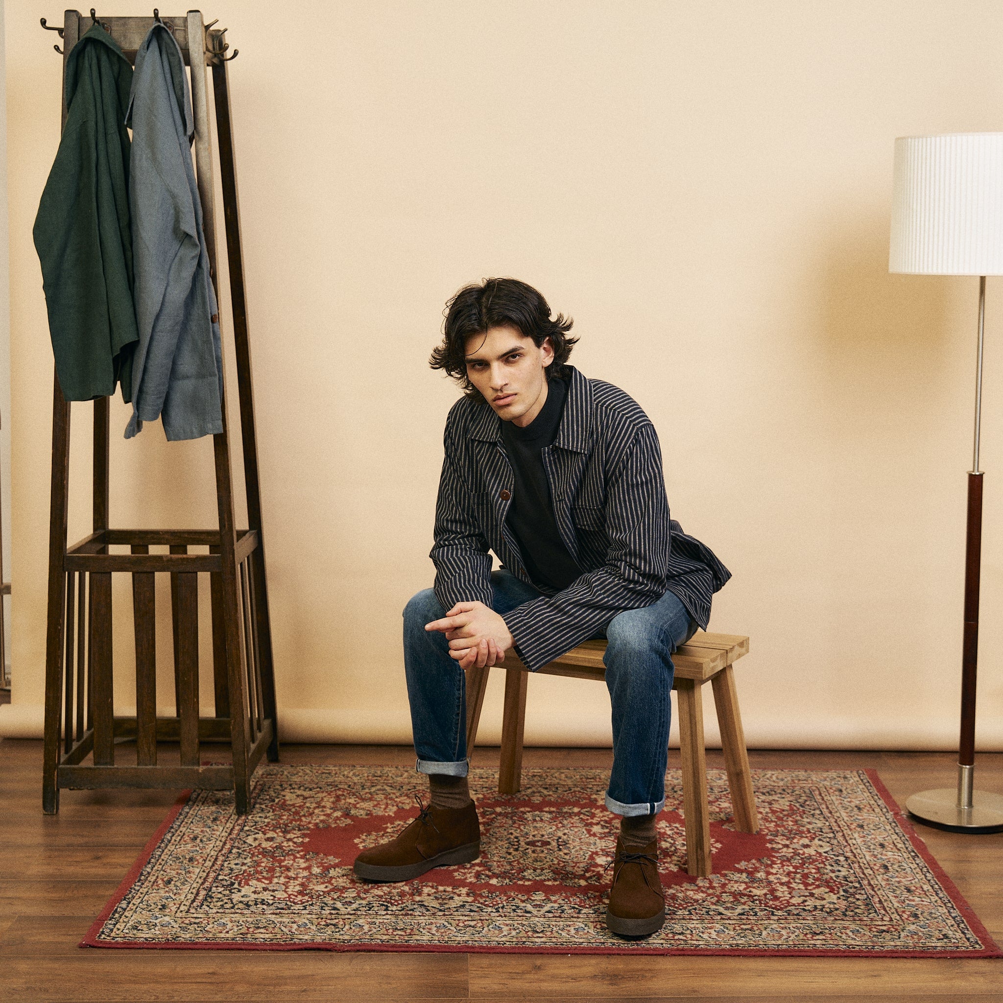 Cotton Jacket - Navy