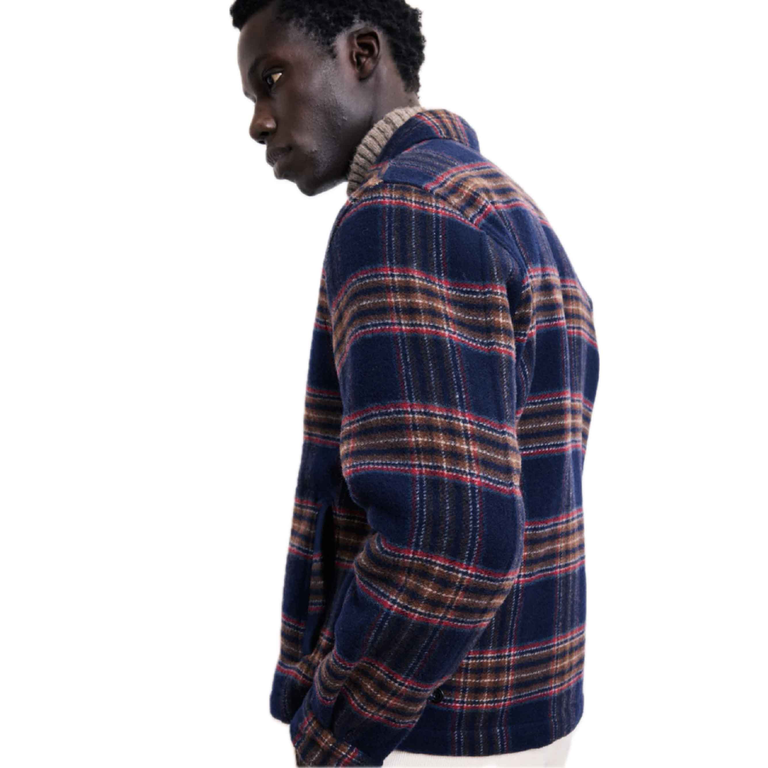 Dave Men Woven Jacket - Navy