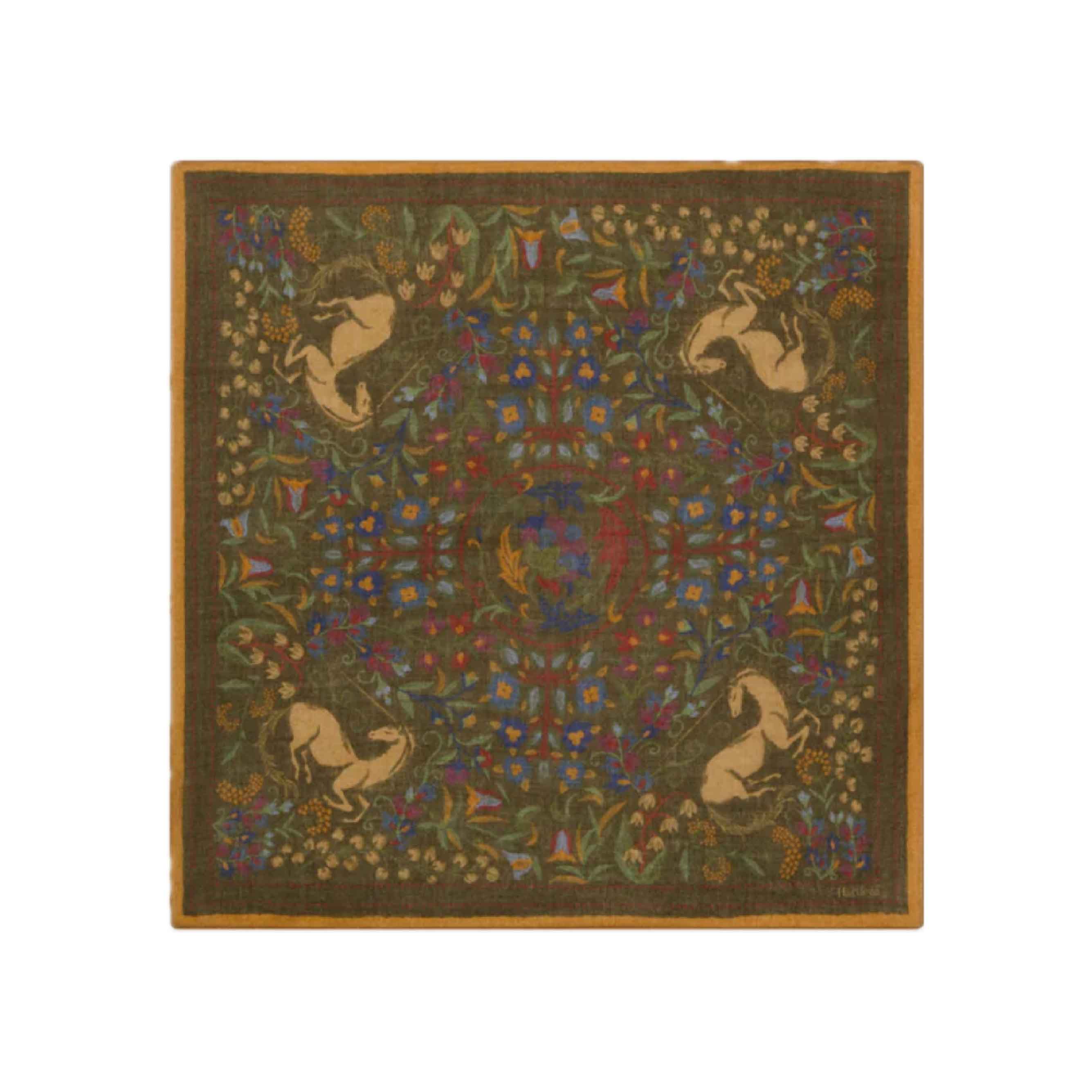 Woven Scarf Unicorn Bandana - Bronze