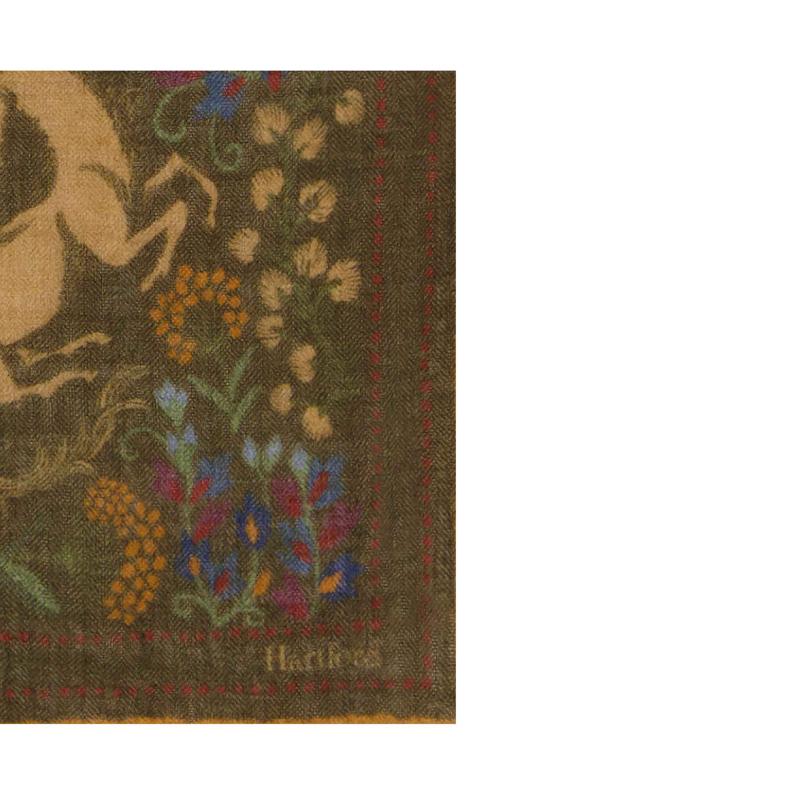 Woven Scarf Unicorn Bandana - Bronze