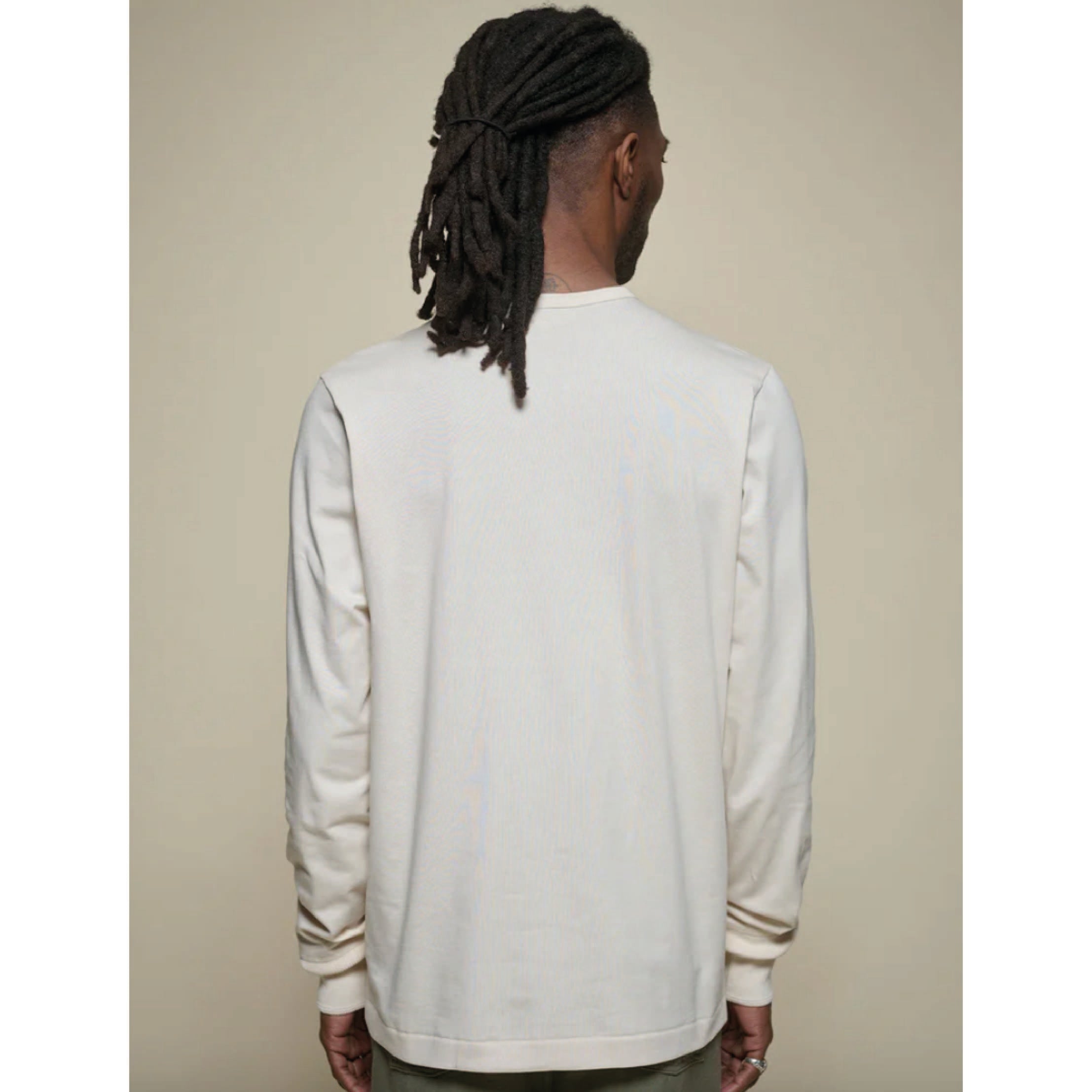 Mid-Century Machine Refined Fit Long Sleeve Henley - Nature