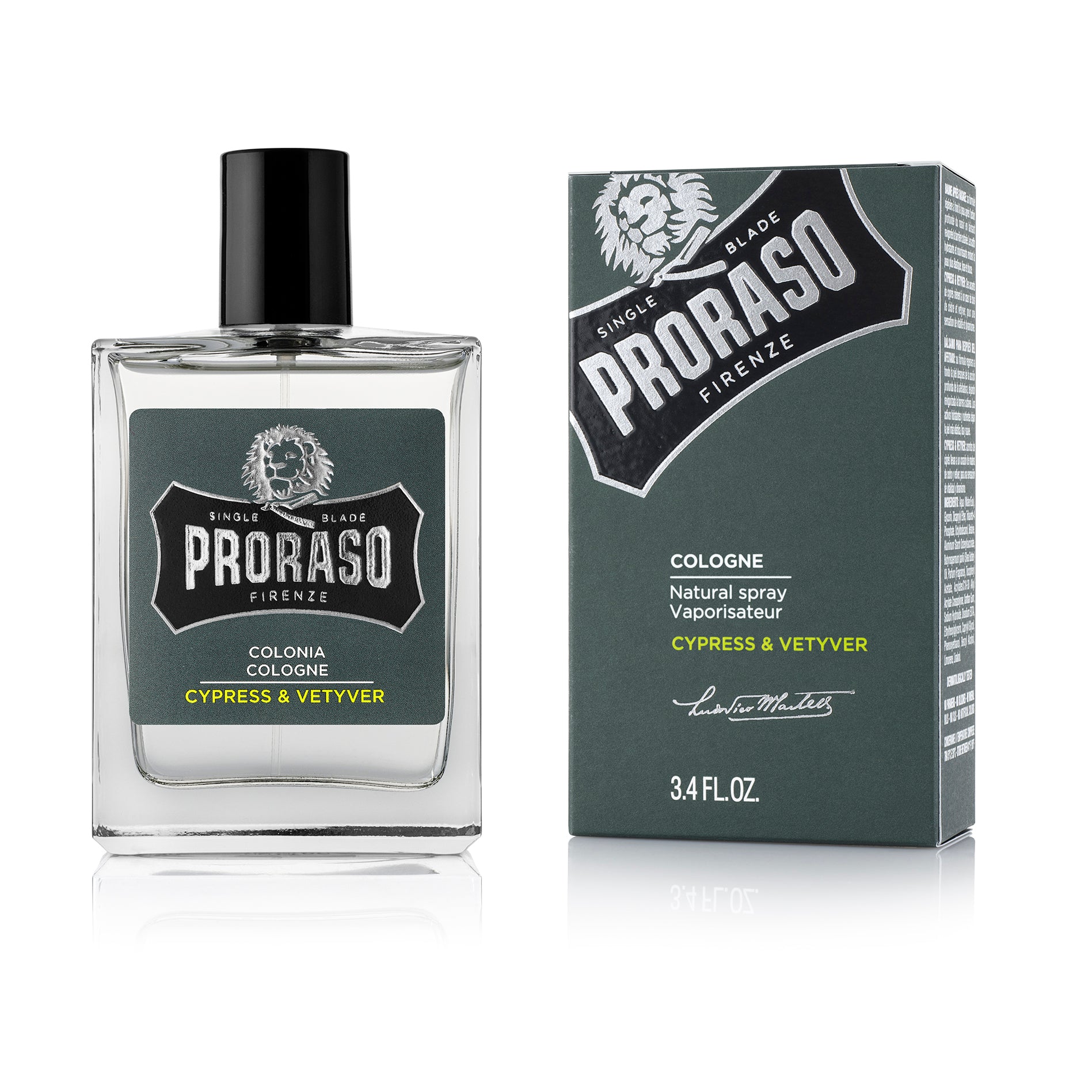 Proraso Cologne (100ml) - Cypress & Vetyver