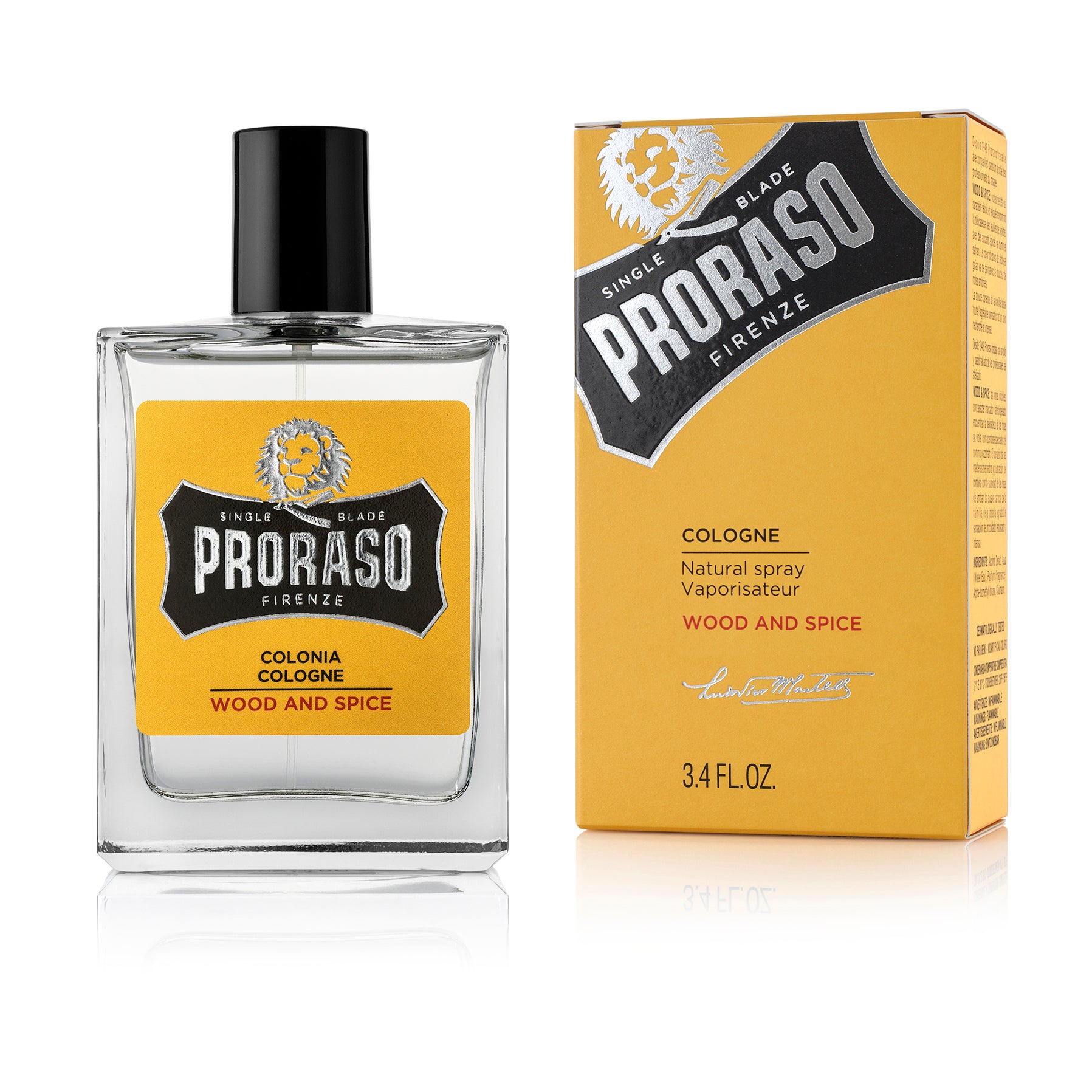 Proraso Cologne (100ml)- Wood and Spice