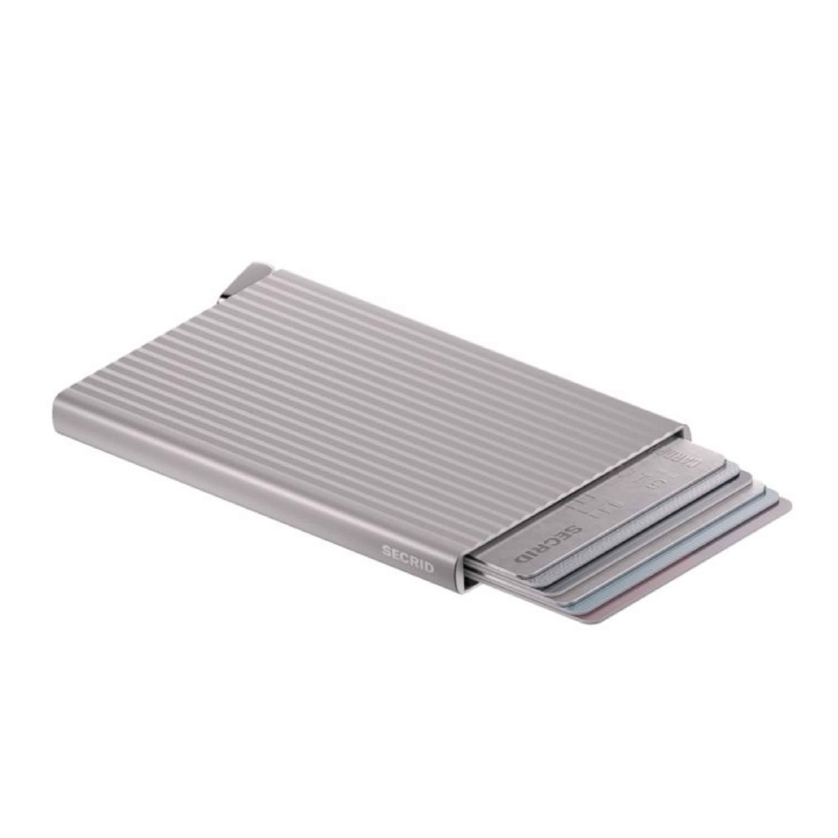 SECRID RFID Cardprotector - Fluted silver