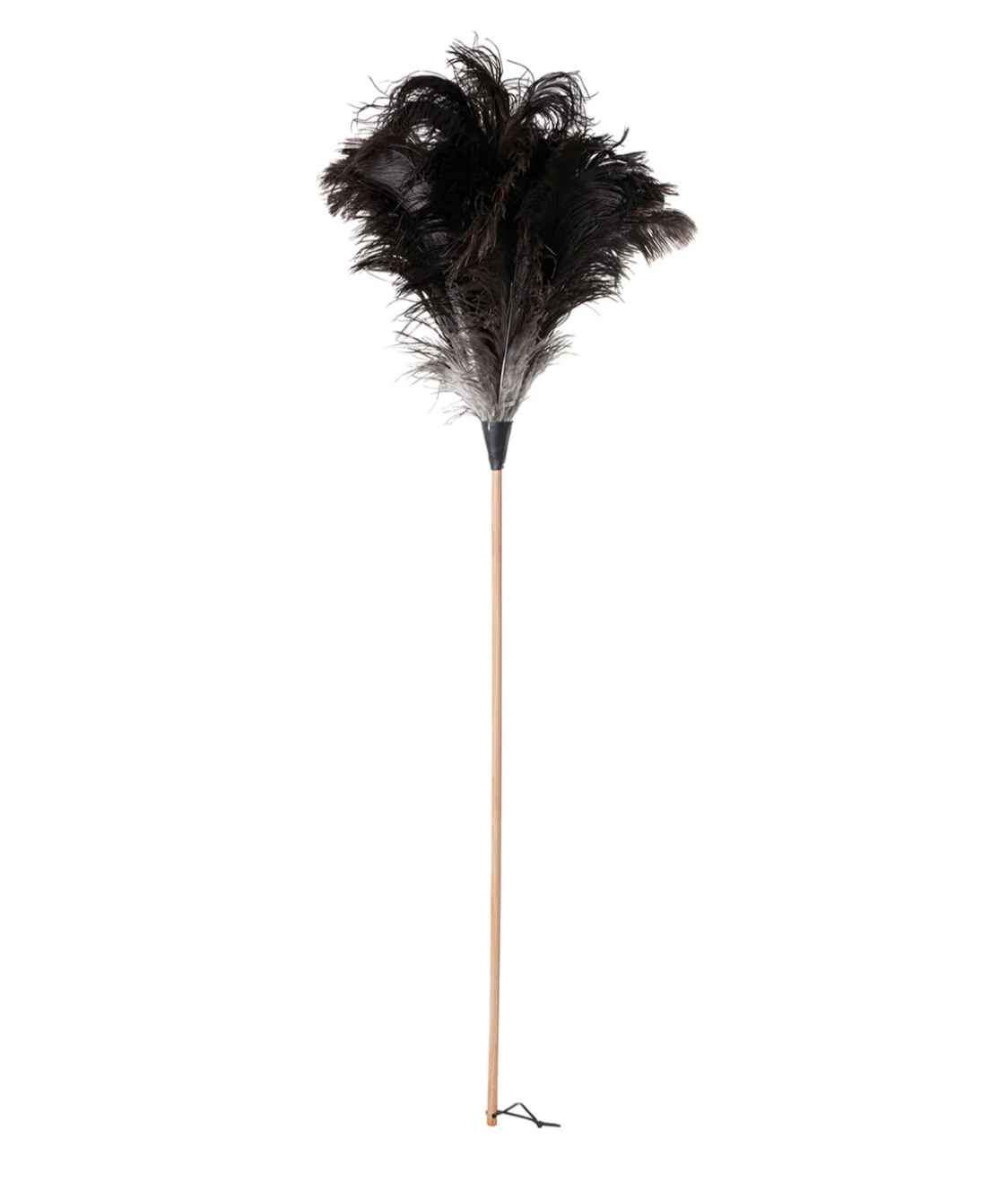 Ostrich Feather Duster - 110cm by Redecker, with ostrich feathers and wooden handle.