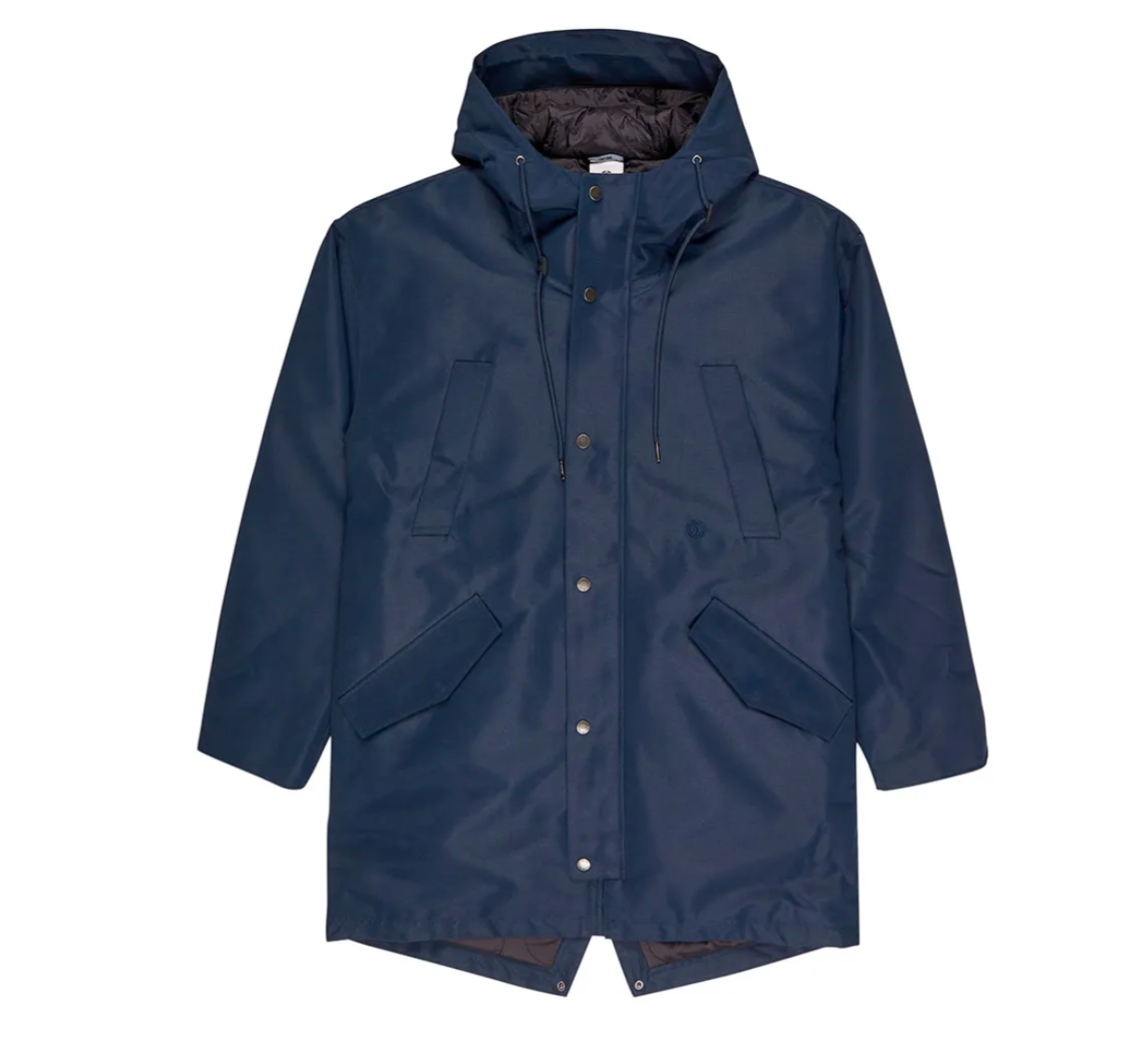Rains Fishtail Parka W3 in Navy | Burrows & Hare