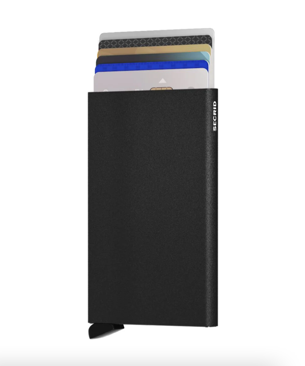 Secrid RFID Cardprotector in Powder-Coated Black — view 4 of 4 | Burrows & Hare