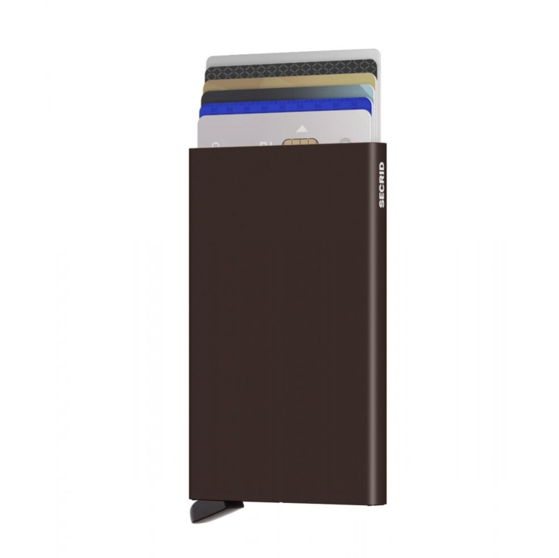 Secrid RFID Cardprotector in Powder-Coated Brown — view 4 of 4 | Burrows & Hare