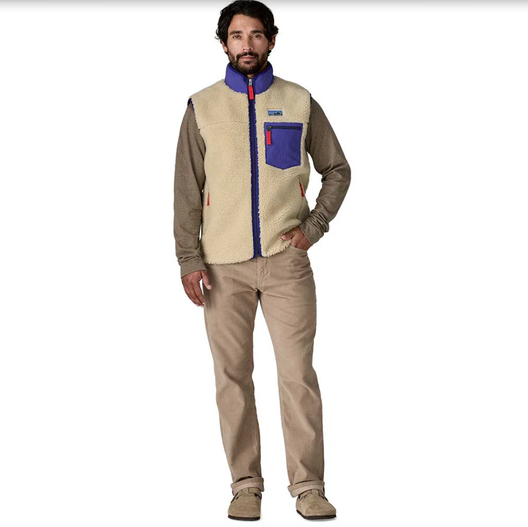 Warm and stylish outerwear by Patagonia, the Classic Retro-X Fleece Vest.