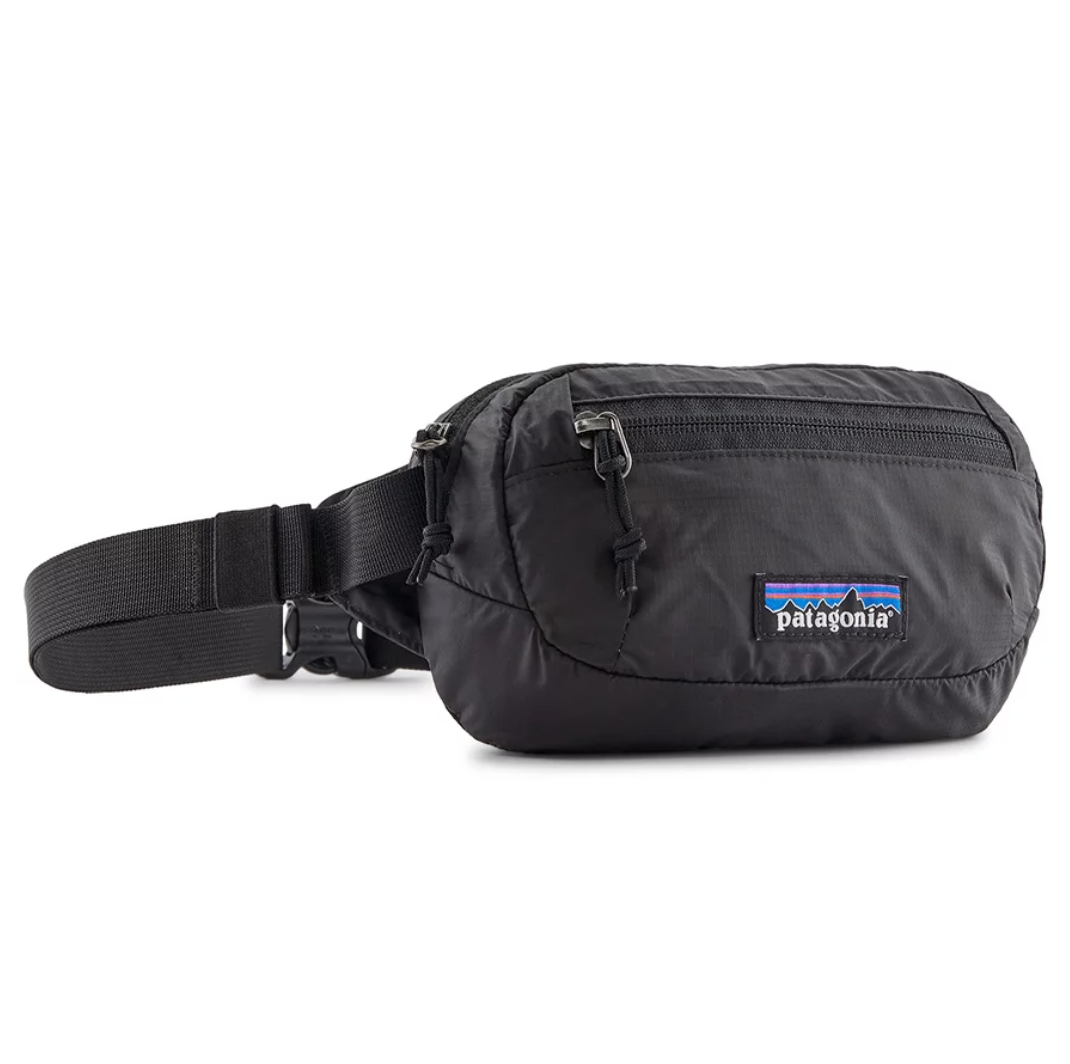 Patagonia Terravia Mini Hip Pack in black, versatile accessory for everyday use.