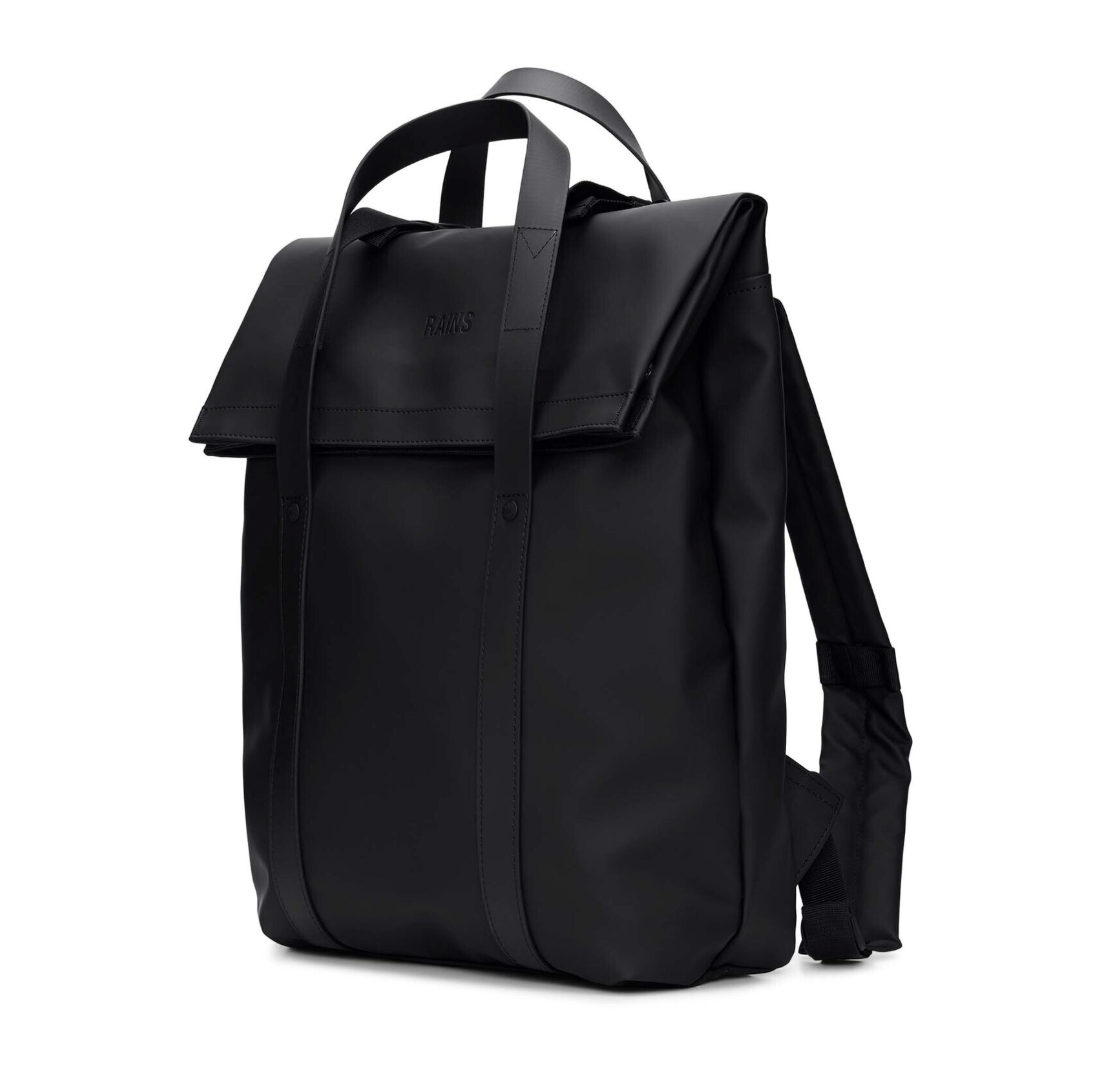 Rains 2 Way Tote Backpack - Black | Burrows & Hare