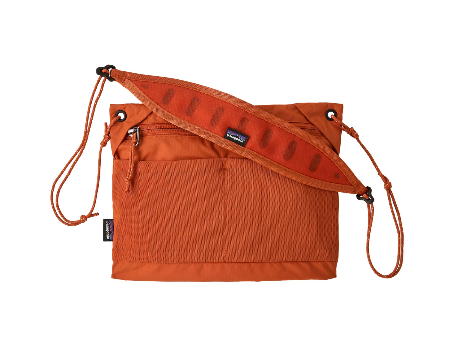 Terravia Sacoche in Coal Orange by Patagonia, a versatile and stylish accessory bag.
