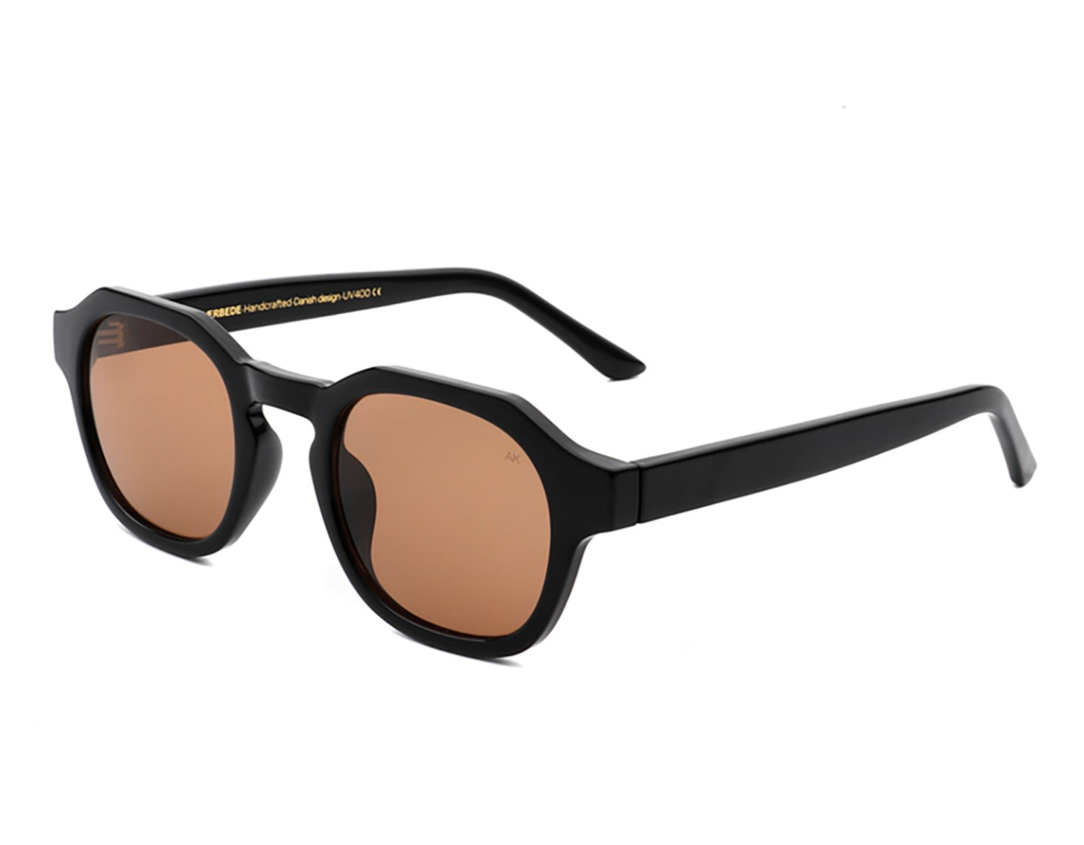 Zan Black sunglasses by A. Kjærbede made from eco-friendly Tritan frame materials.