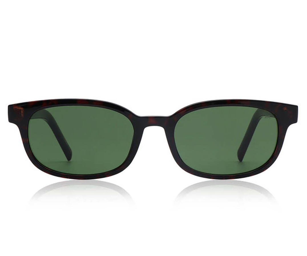 Lifestyle image of Charlie demi-tortoise sunglasses by A. Kjærbede.