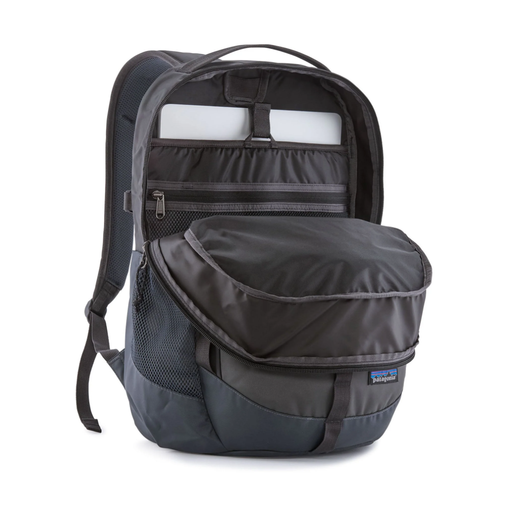 Detail view of Patagonia Refugio Daypack 26L, highlighting design elements.
