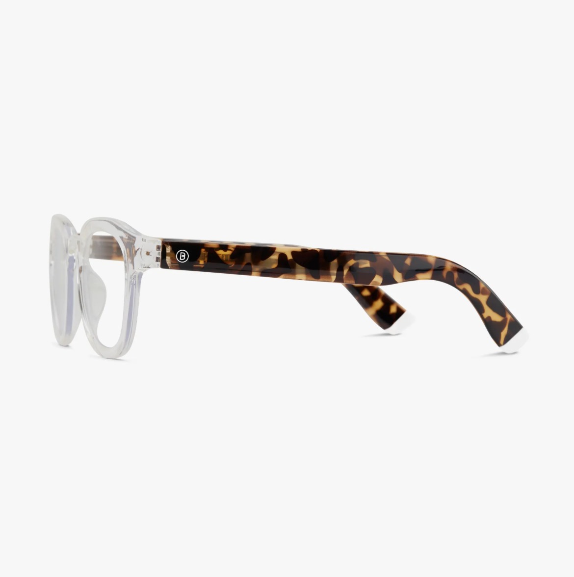 Side view of Barner Andy Glossy - Crystal Combi sunglasses showcasing TR-90 frame.