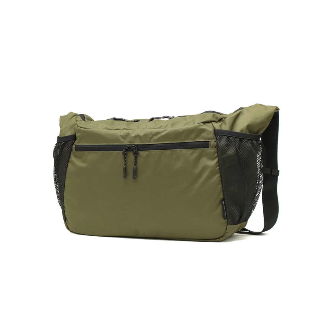 Snow Peak Everyday Use Middle Shoulder Bag - Olive in Olive — view 1 of 3 | Burrows & Hare