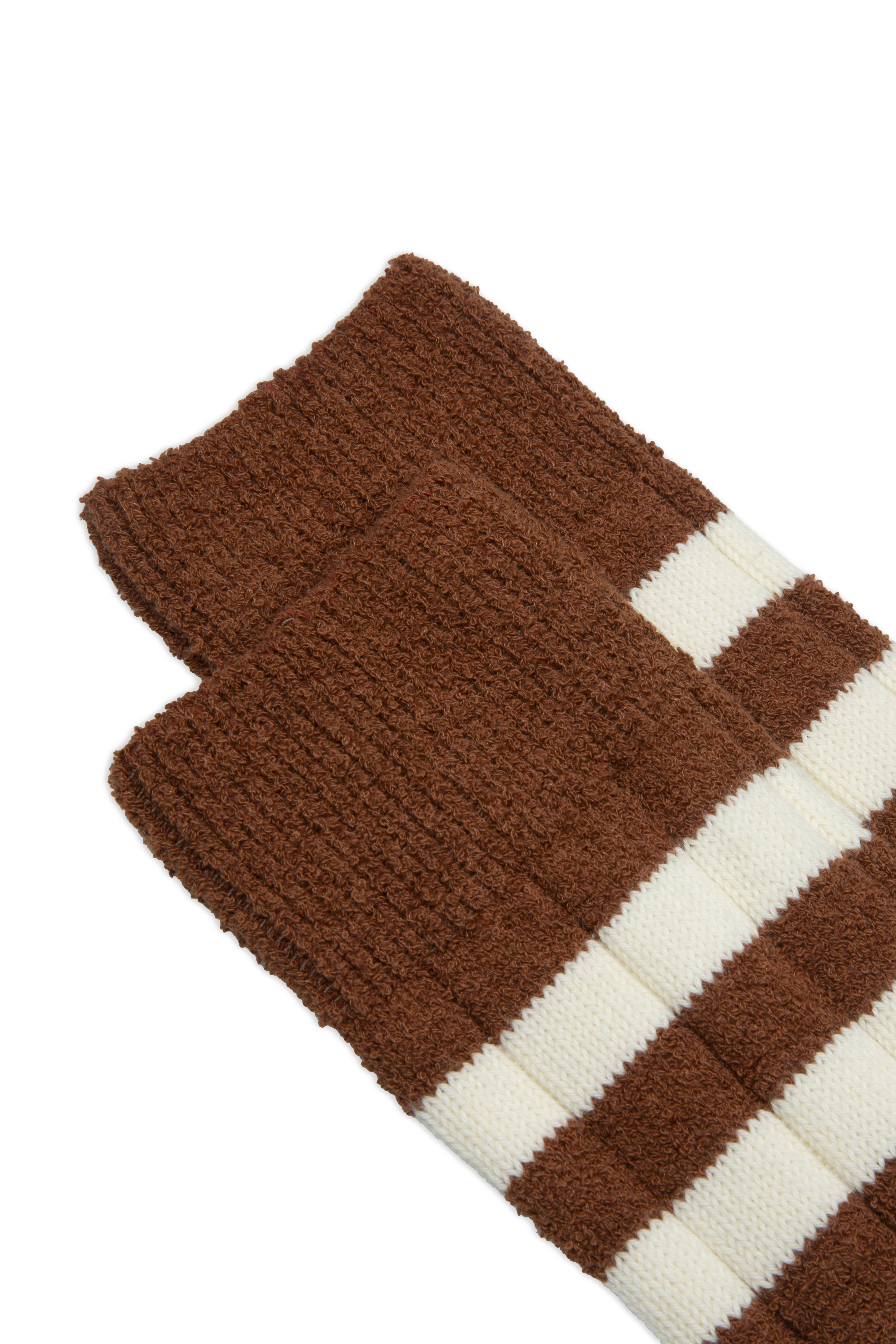 Taza Socks - Brown detail, showcasing premium materials and stylish design by Ant45, made in Italy.