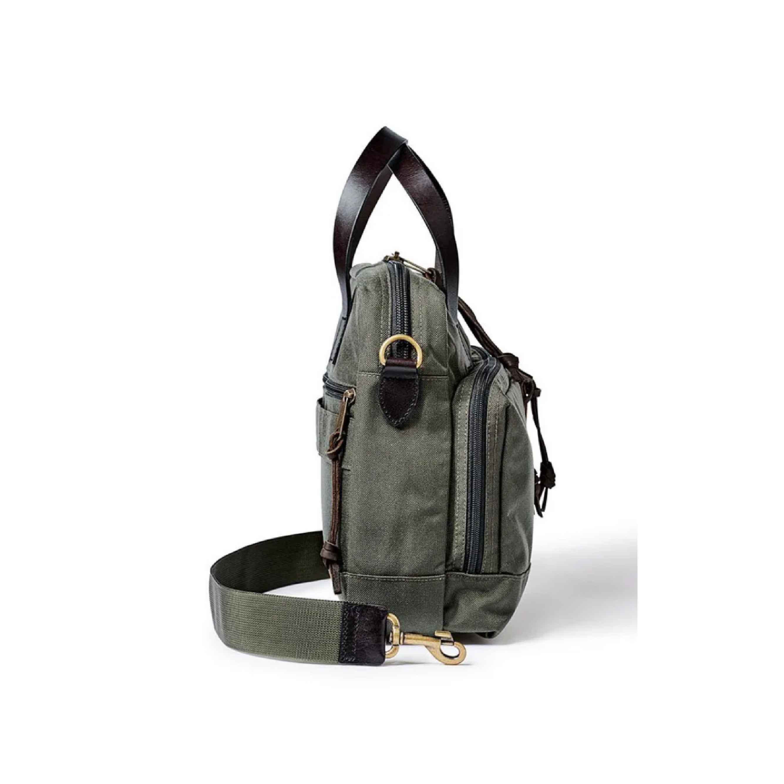 Dryden Briefcase - Otter green