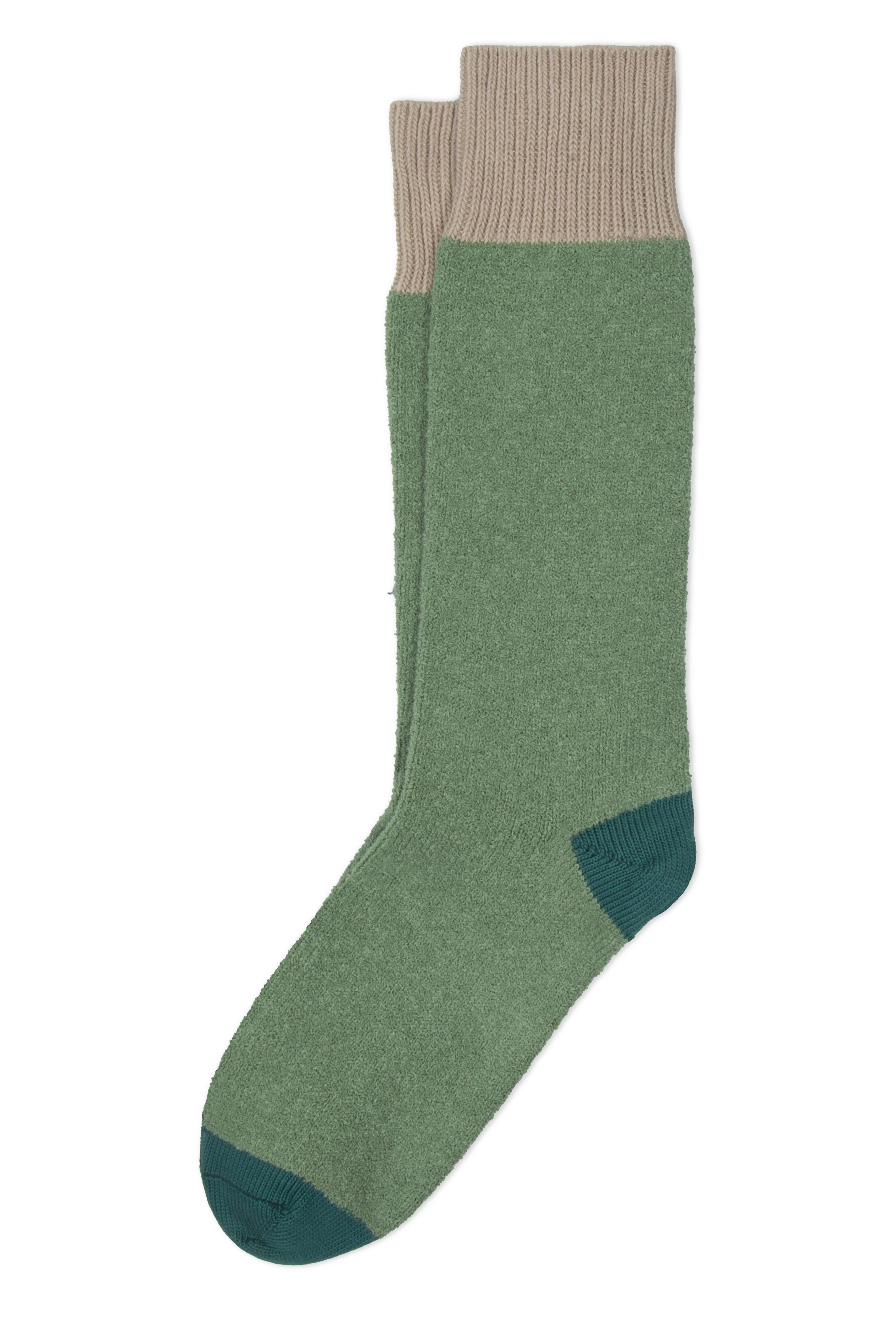 Zen Socks by Ant45 in light green, made from high-quality cotton-polyamide.