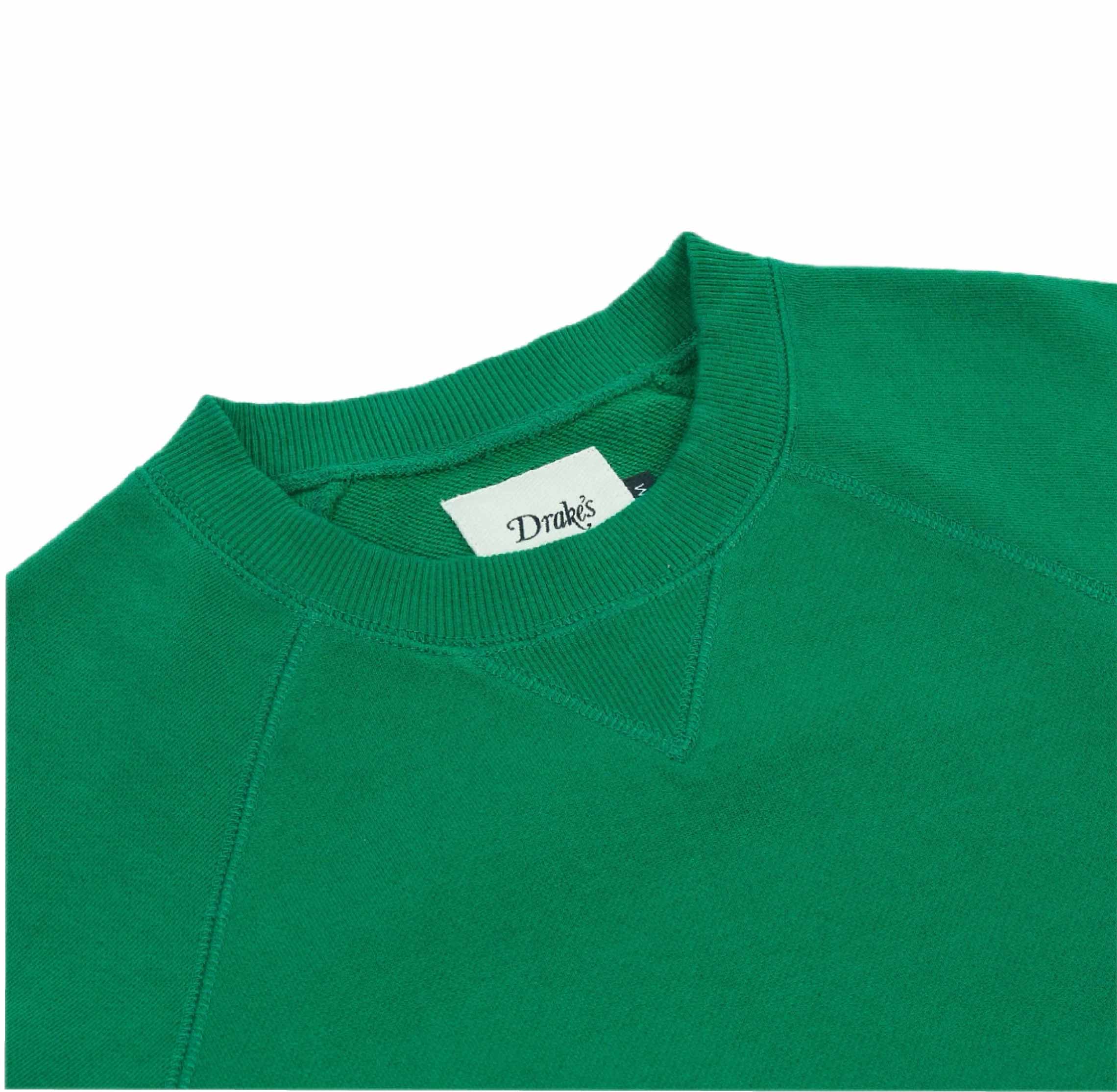 Green Cotton Cashmere Sweatshirt