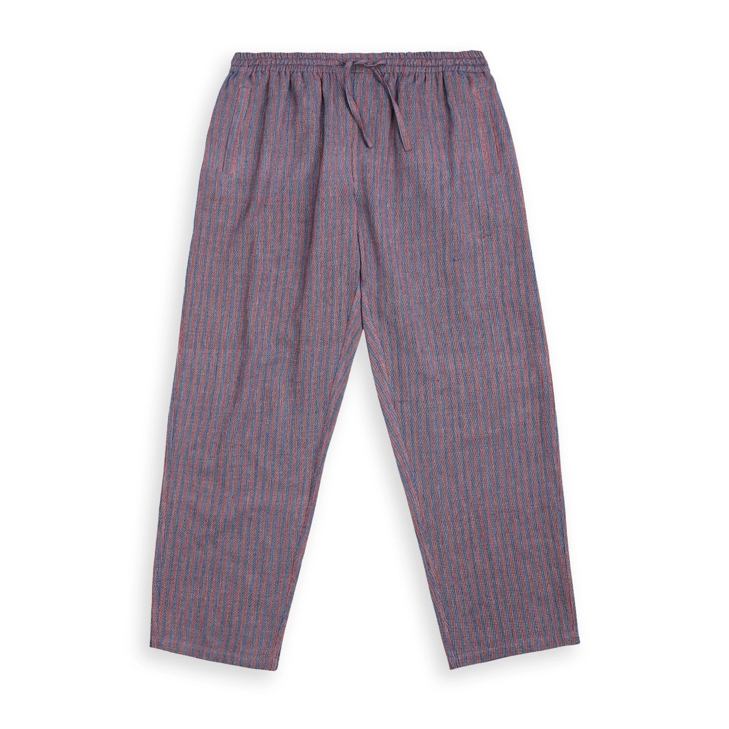 Lisboa Handwoven Trouser - Stripe Red