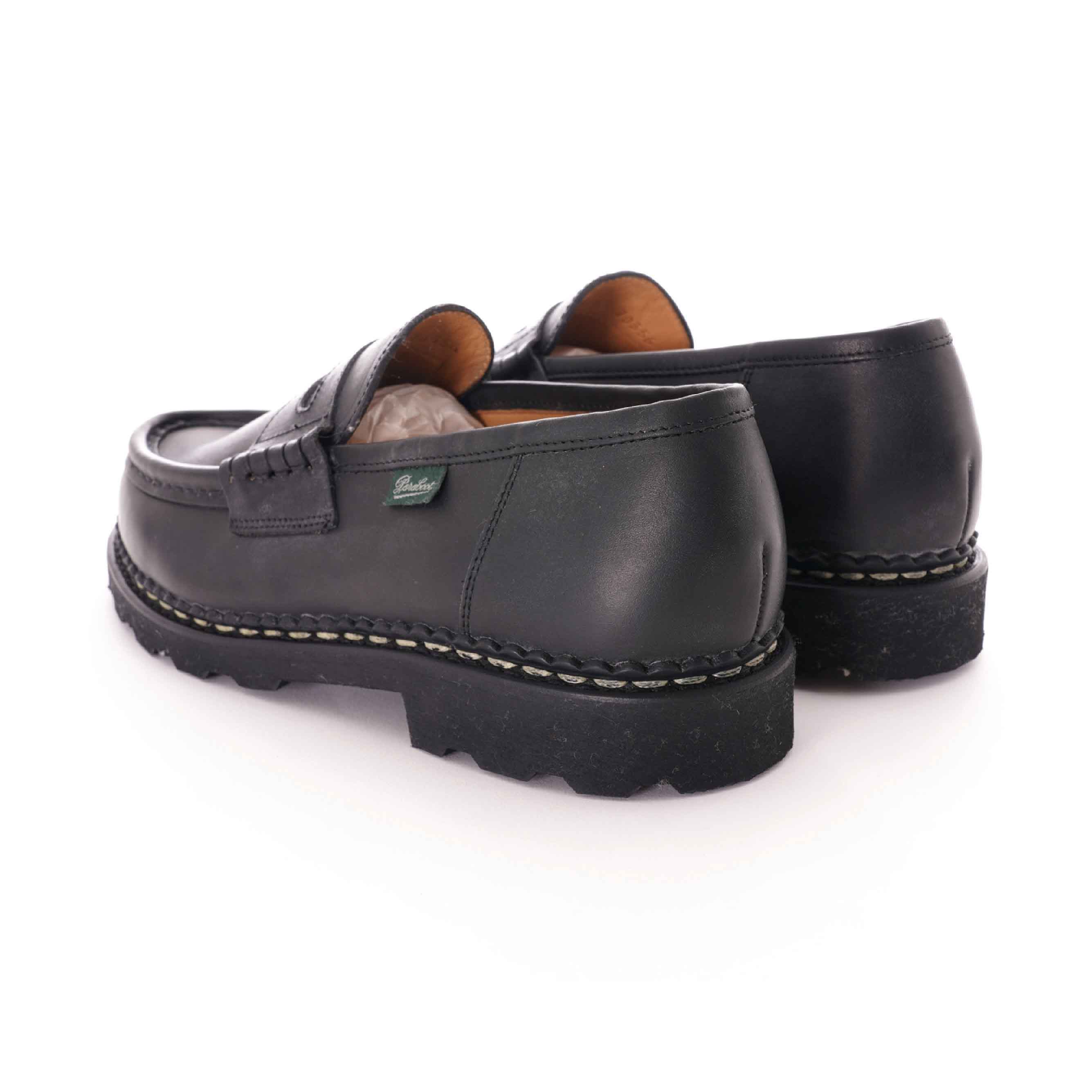Paraboot Reims/Marche Marron, showcasing vulcanised rubber sole and craftsmanship.