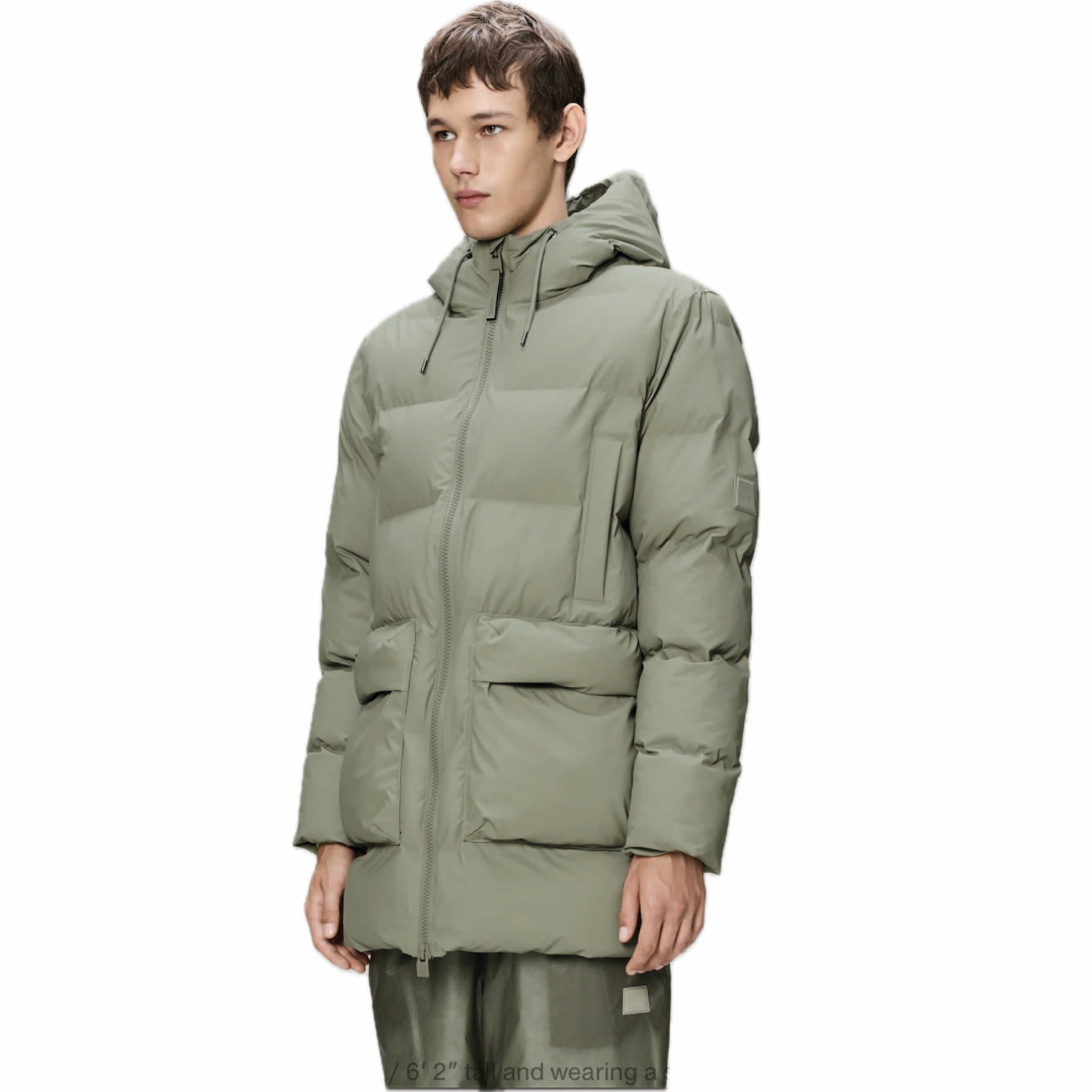 Alta Long Puffer Jacket Cargo Drift