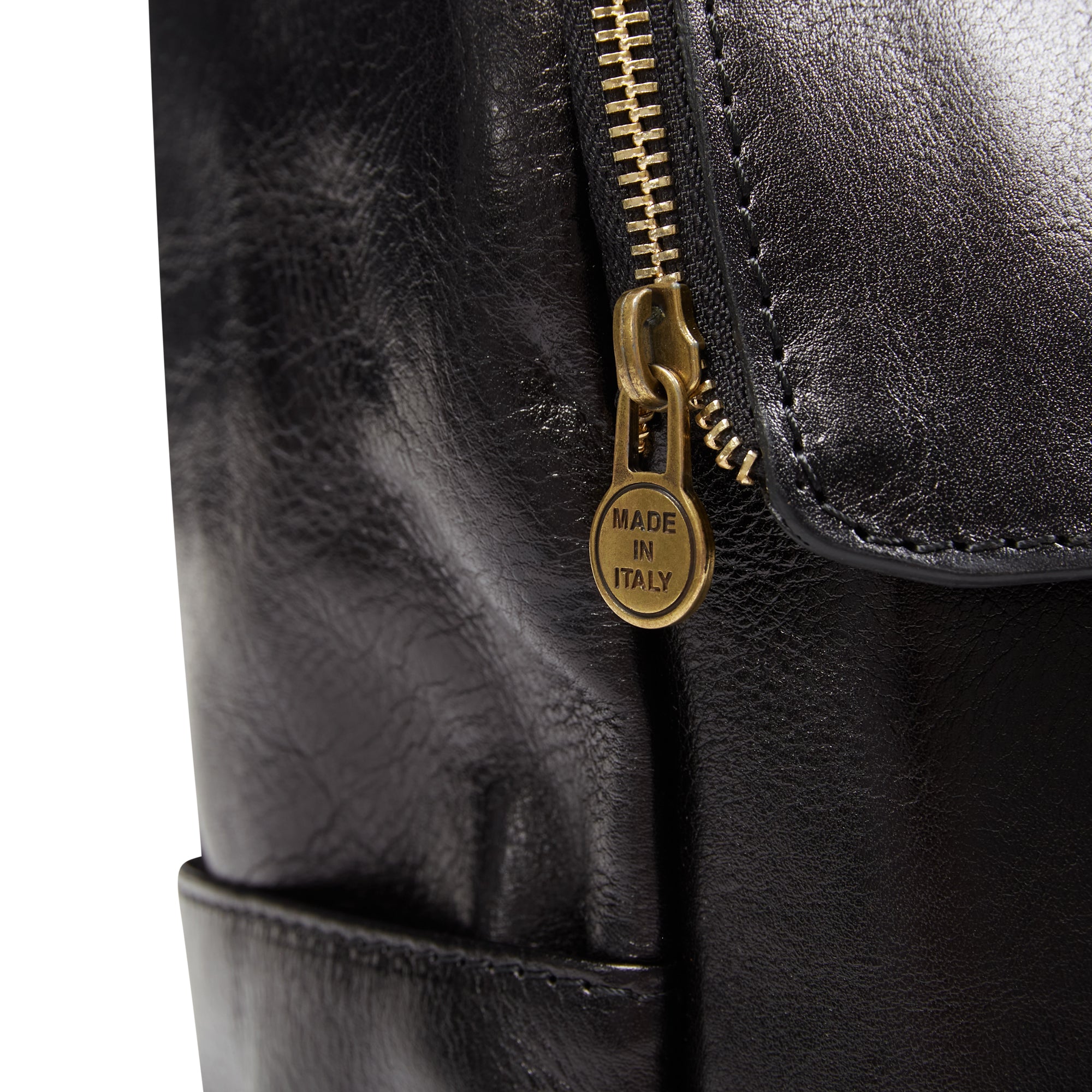 Leather Backpack Black