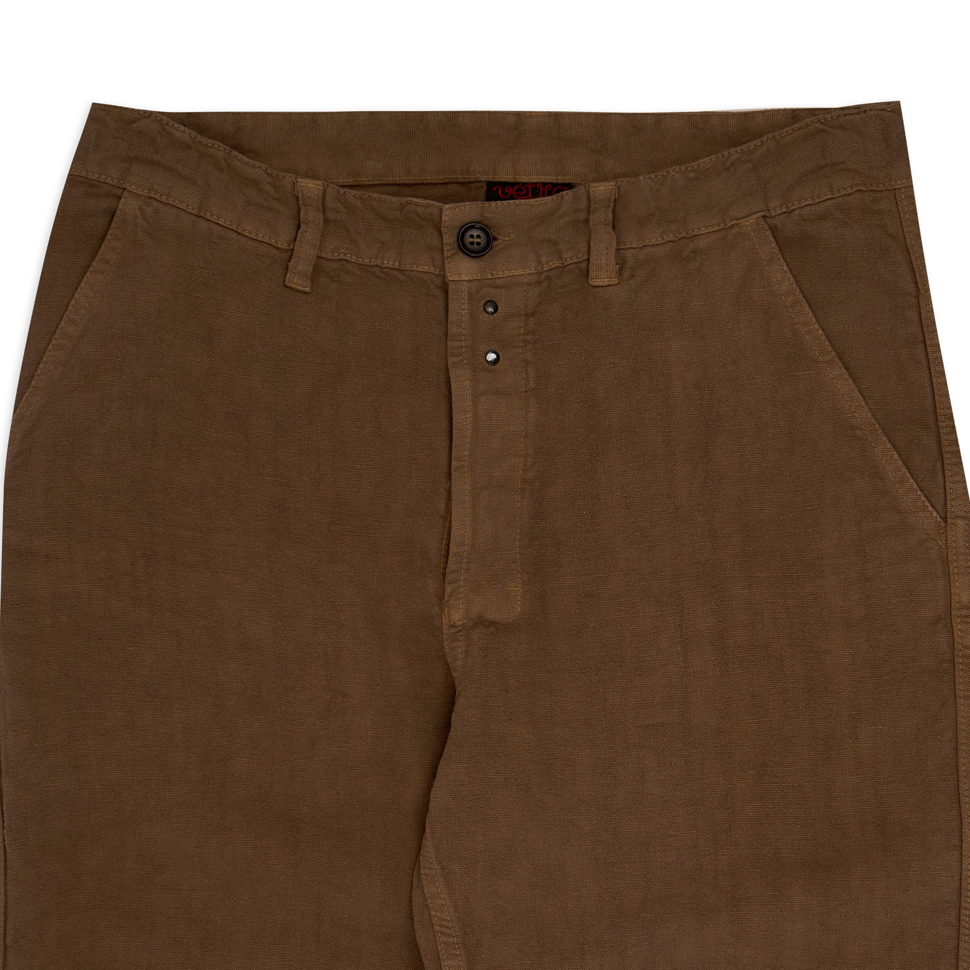 Vetra Weaved Trousers - Sandy - Burrows and Hare