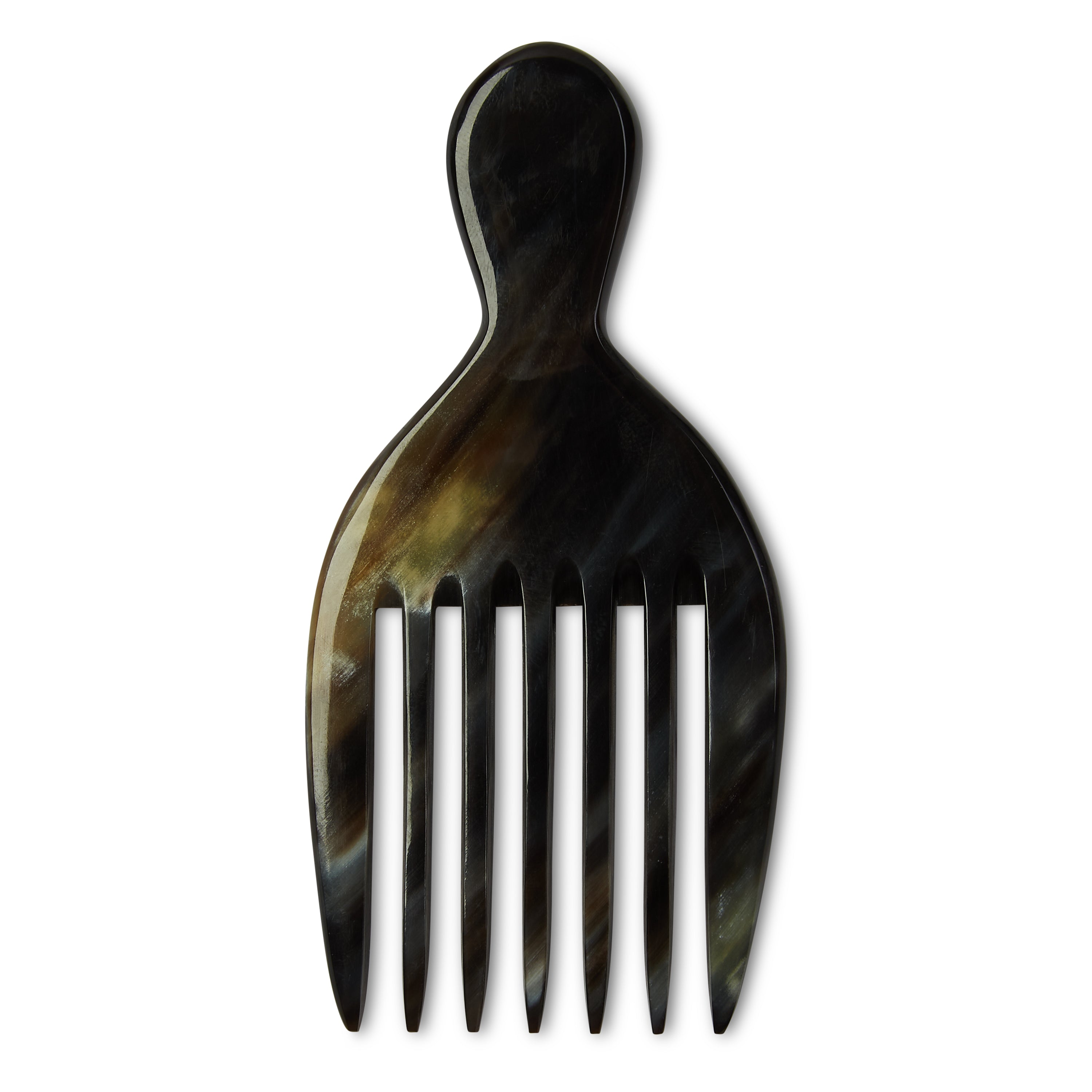 Horn Afro Comb